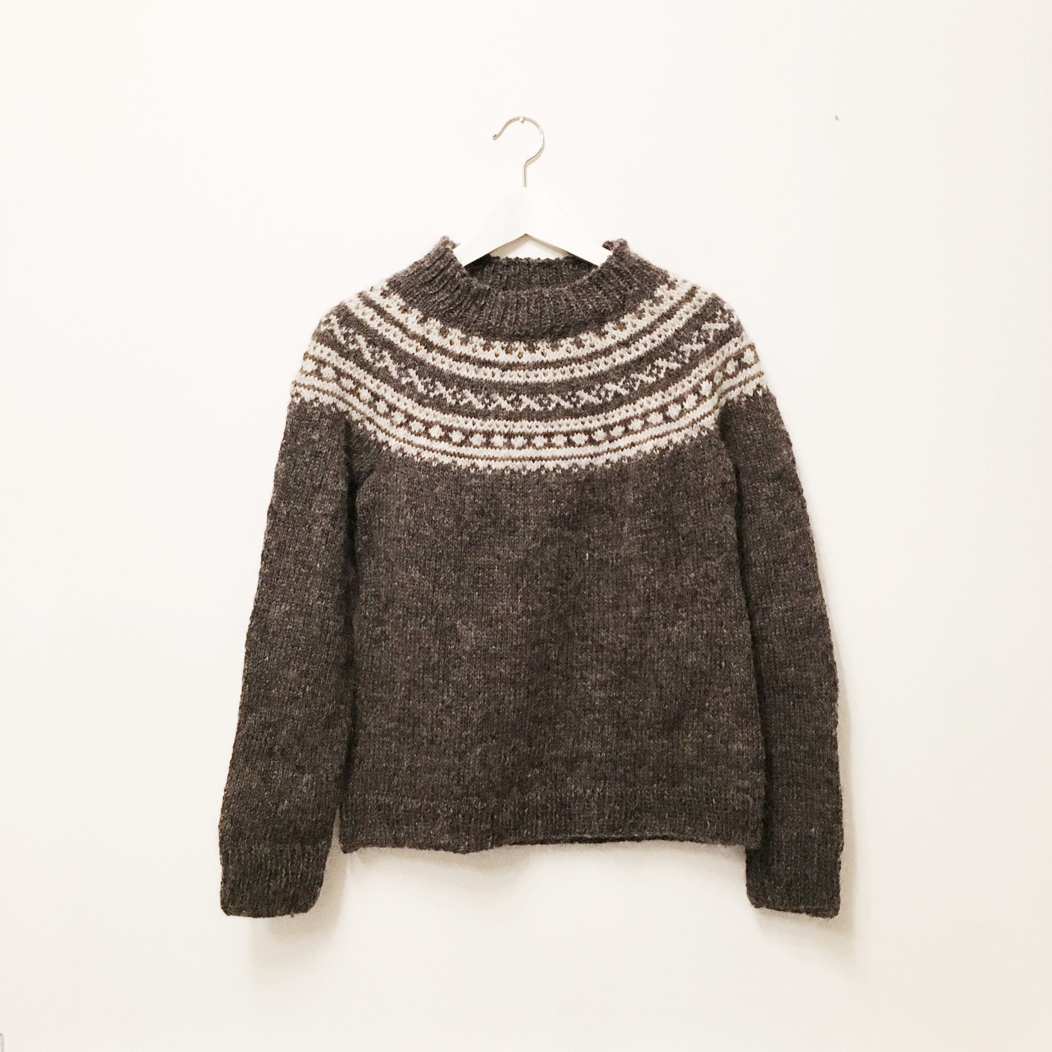 My first ever color-work sweater.