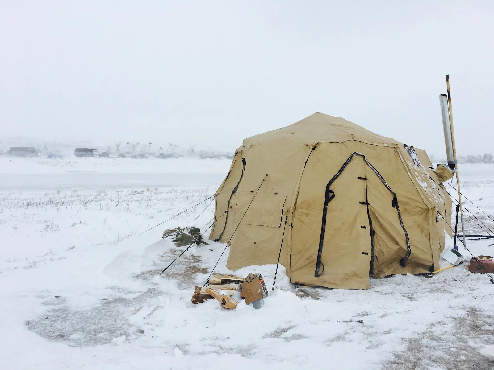 The yurt we all slept in