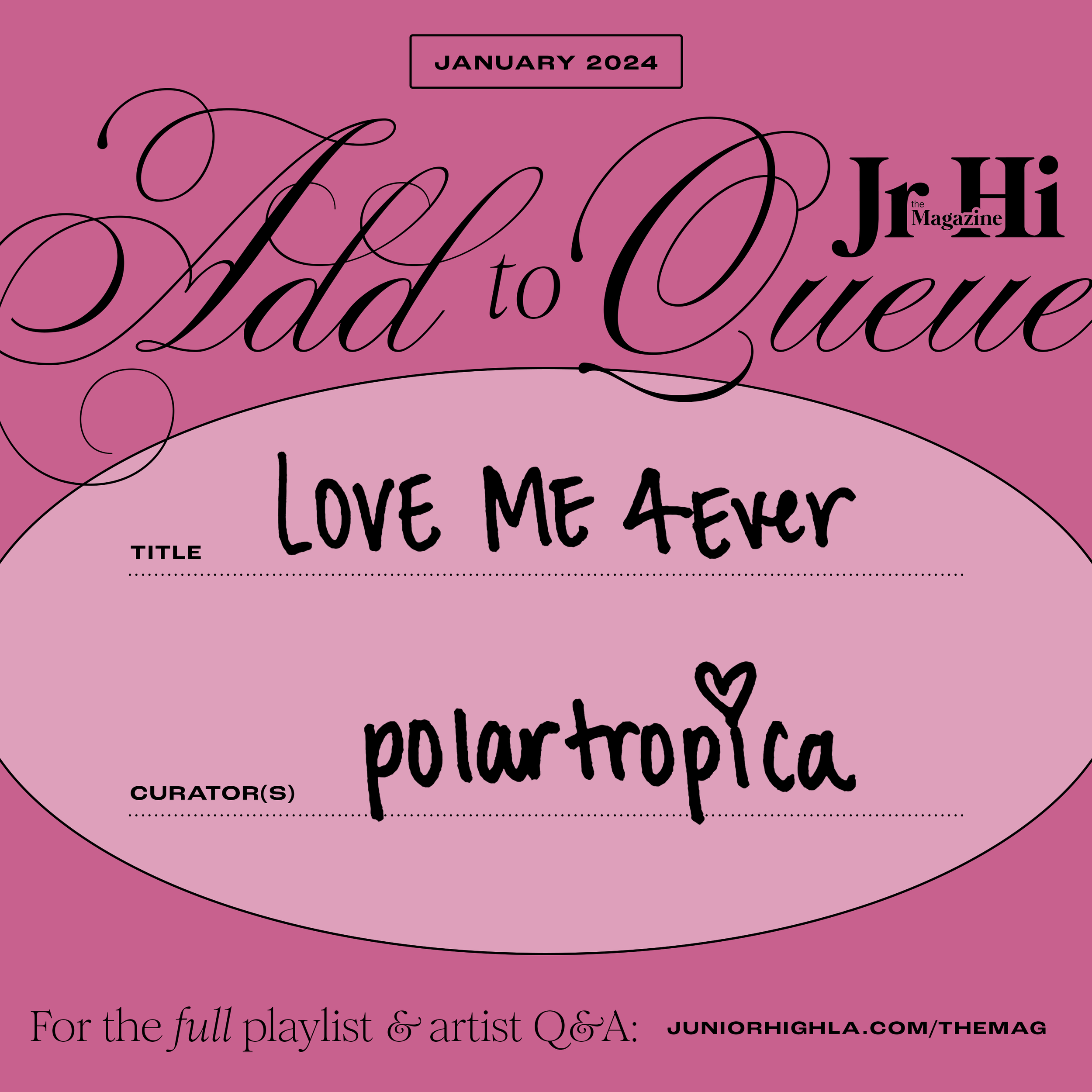 Add to Queue: LOVE ME 4Ever