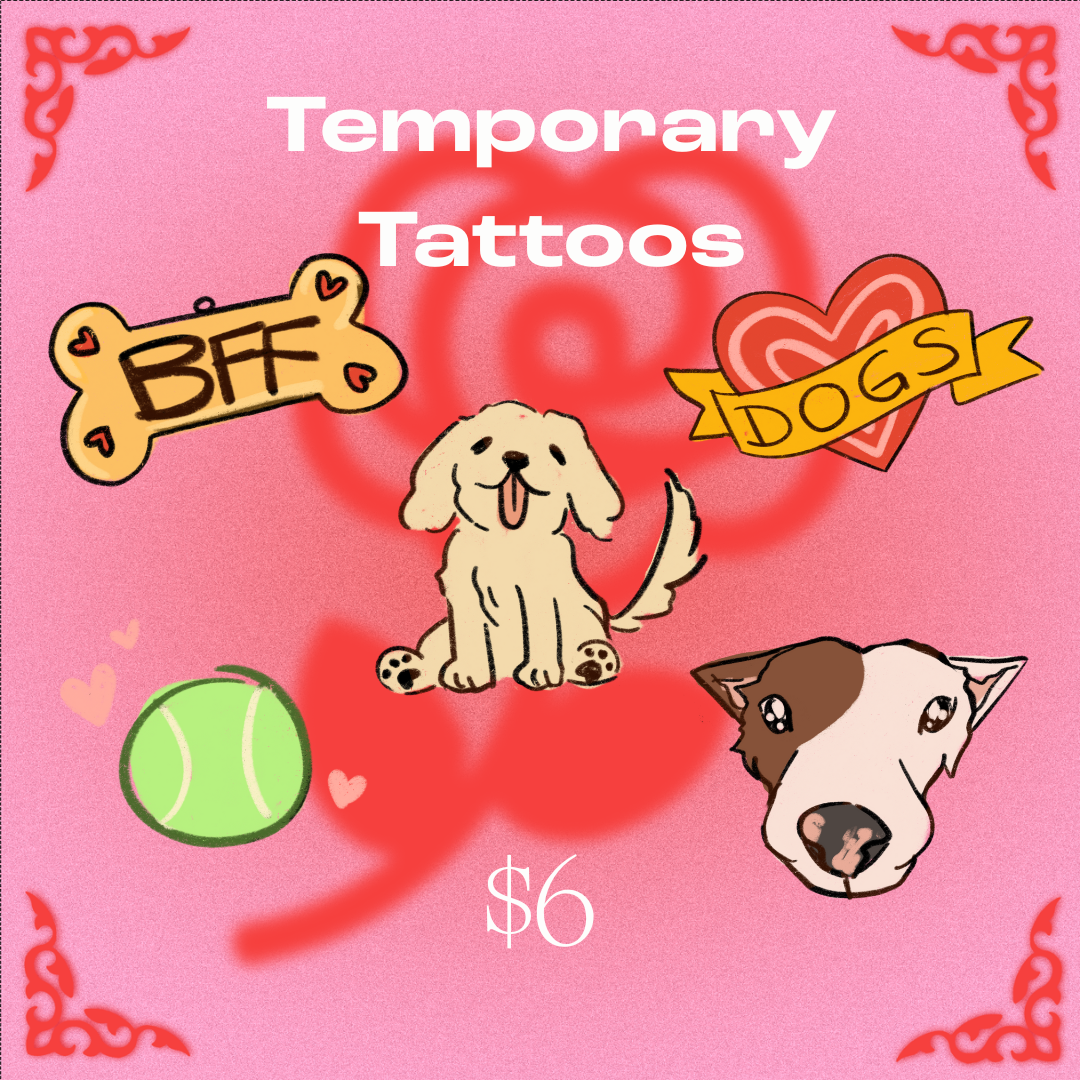 Puppy Temporary Tattoos