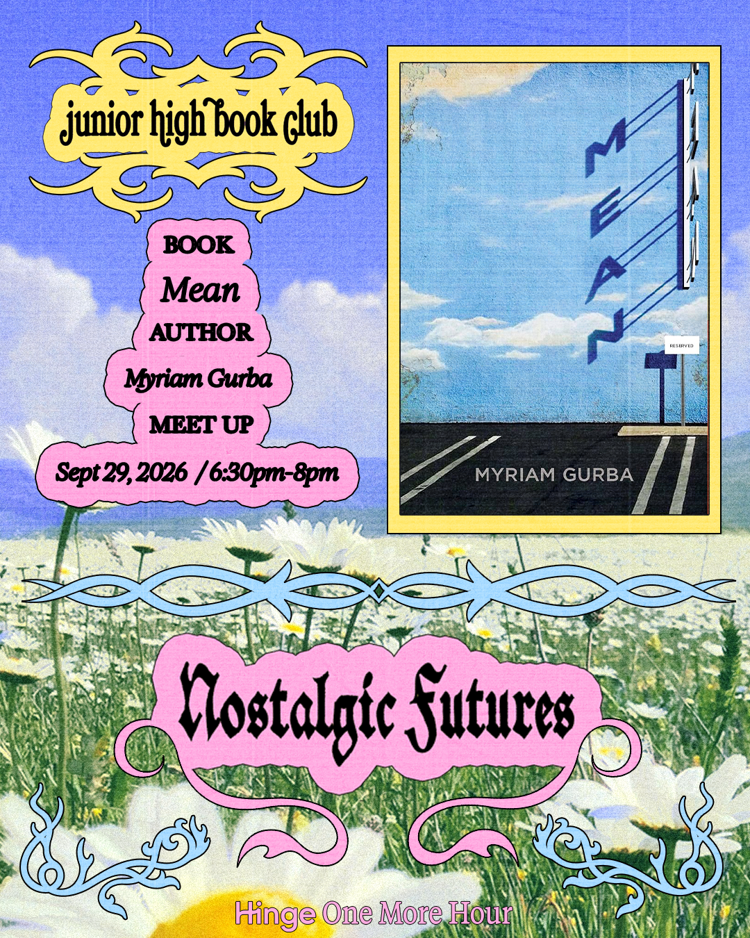 PREORDER Mean by Myriam Gurba | Junior High Book Club