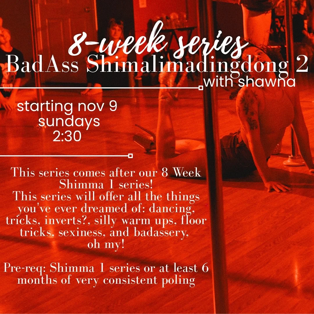 What are you doing this Sunday??? If you&rsquo;re looking for a series and have been poling for six months or more consistently, this series is for you! Starting this Sunday- every Sunday at 2:30 with @shawnana_leigh ❤️