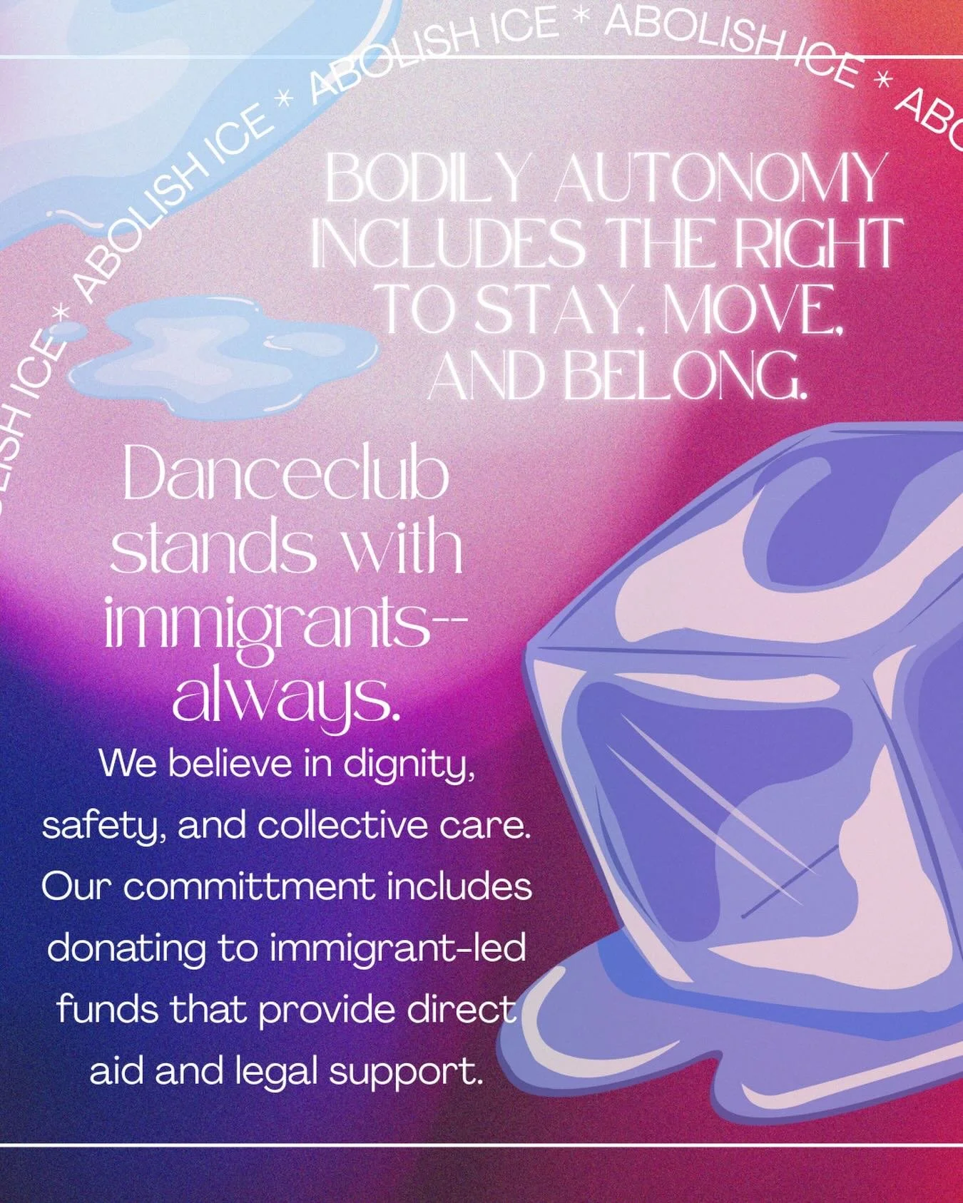 Yesterday was an incredible display of solidarity. We hold our immigrant friends, neighbors, students, and loved ones close&mdash;and we commit to showing up for them every single day.

We are clear and unapologetic: ICE is a violent tool of oppressi