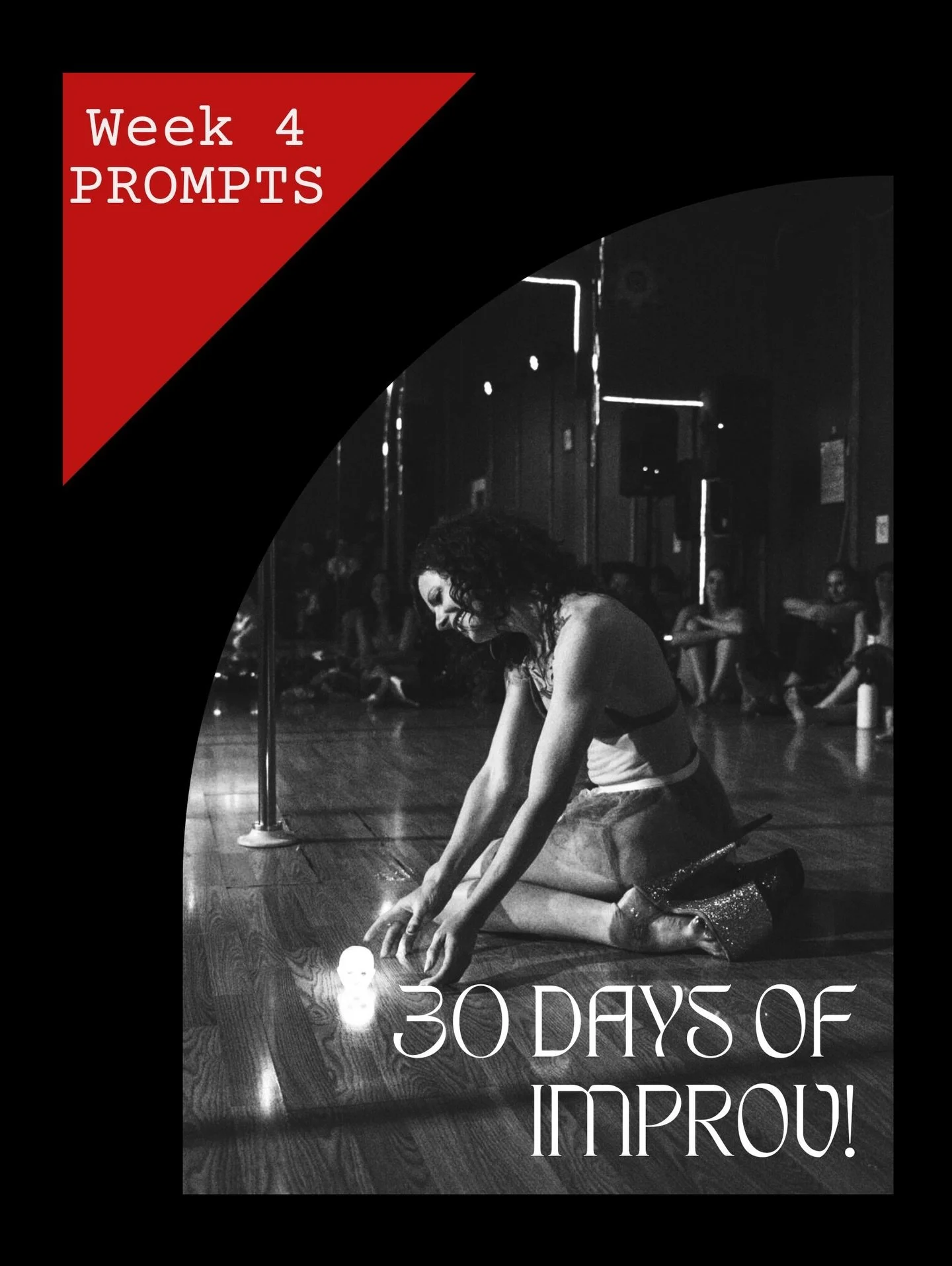 Week 4 of 30 days of improv!✨ Brought to by @boo_velvet ! The home stretch - don&rsquo;t stop now you&rsquo;re almost there! ❤️ #30daysofimprov