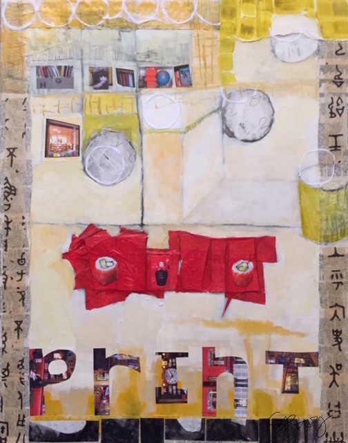 Blueprint of Being (Panel 2 of Triptych)