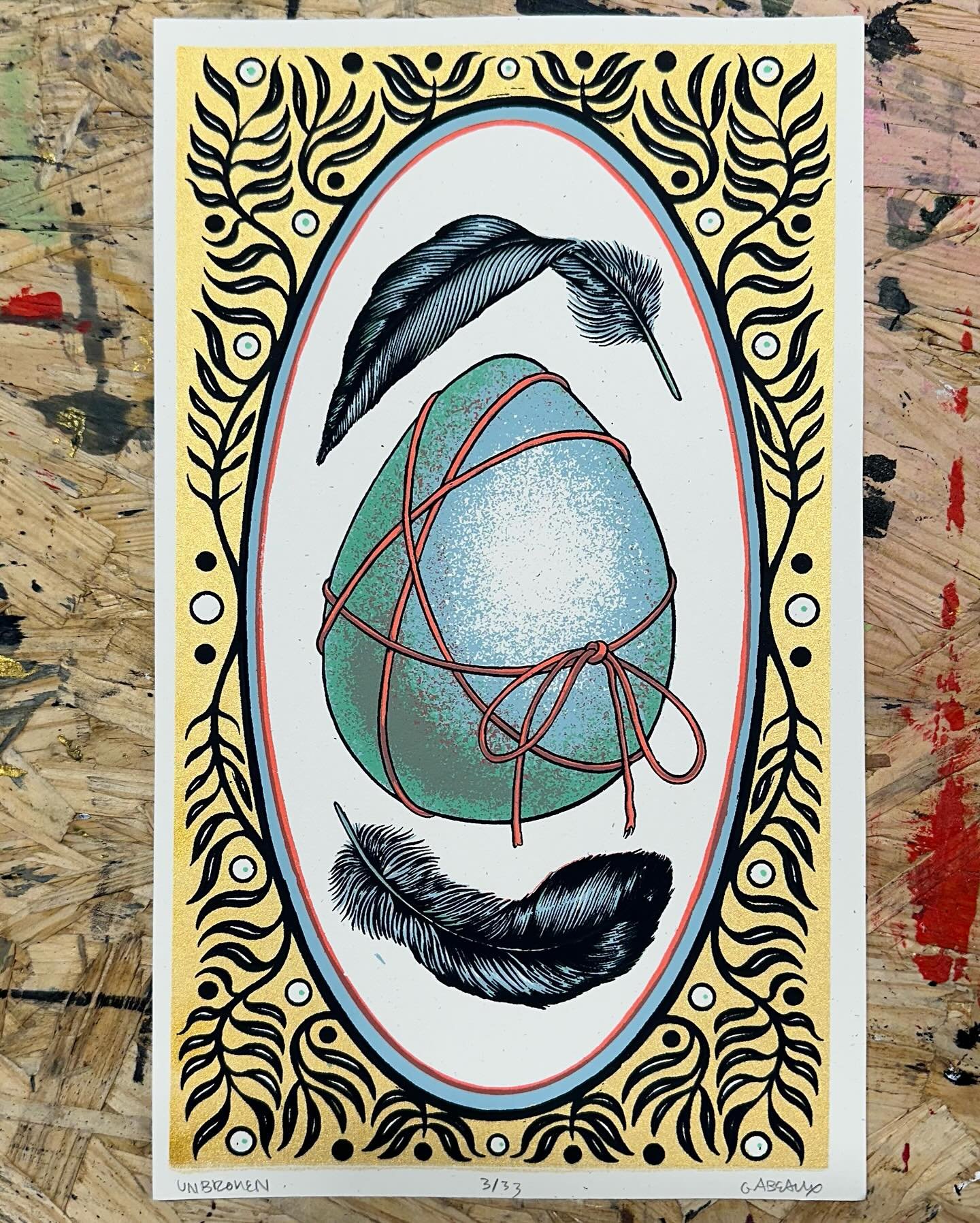 UNBROKEN. 
Can you be upset after trying to protect that which is meant to be broken or carry what is meant to be shed?

Unbroken is an illustration based on a miniature original painting I made in 2022 for a series reflecting the intimate emotional 