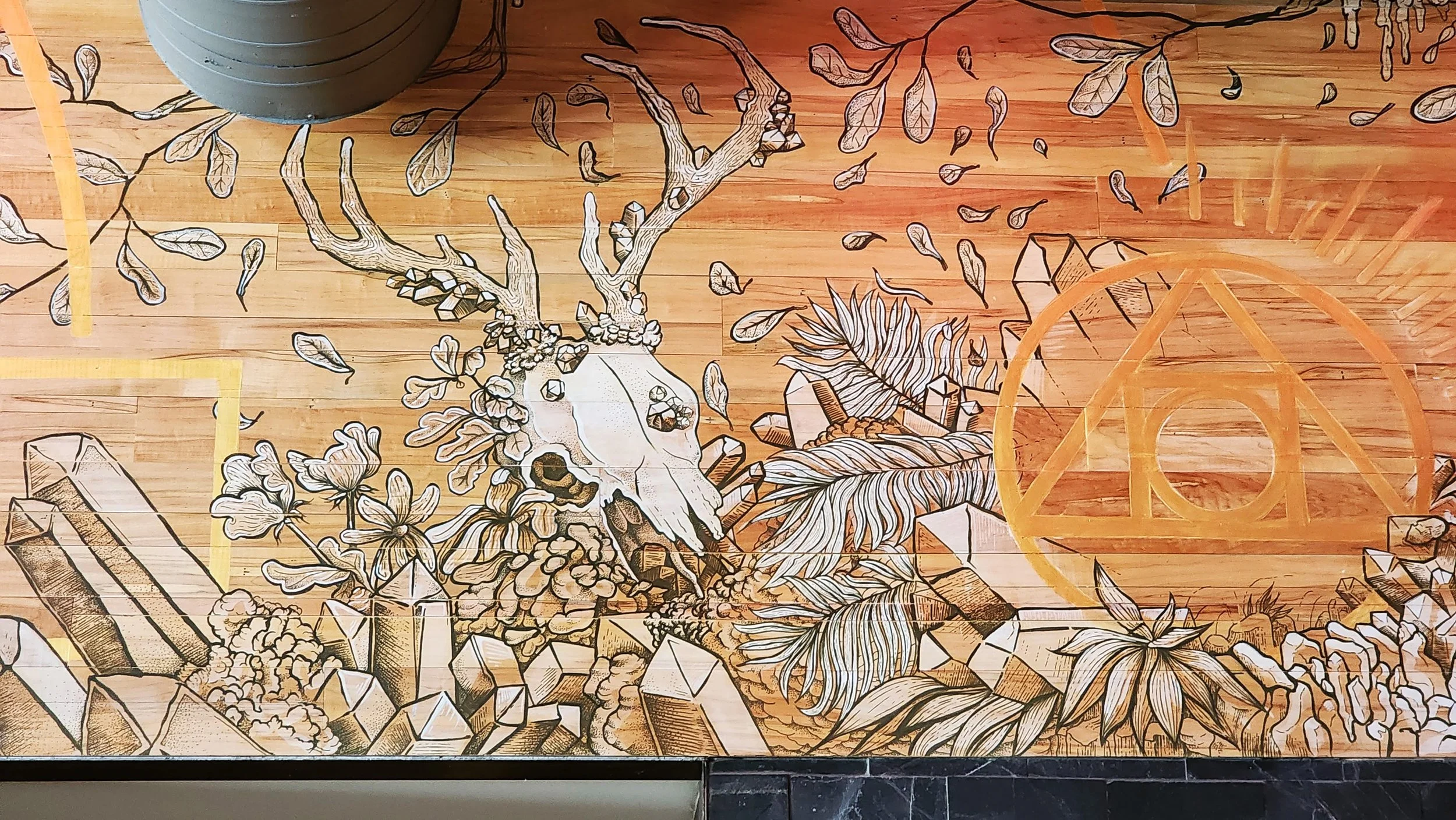 Sceptre | Mural for Sceptre Brewing Arts | 2019 | 630 East Lake Dr Ste E, Decatur, Georgia