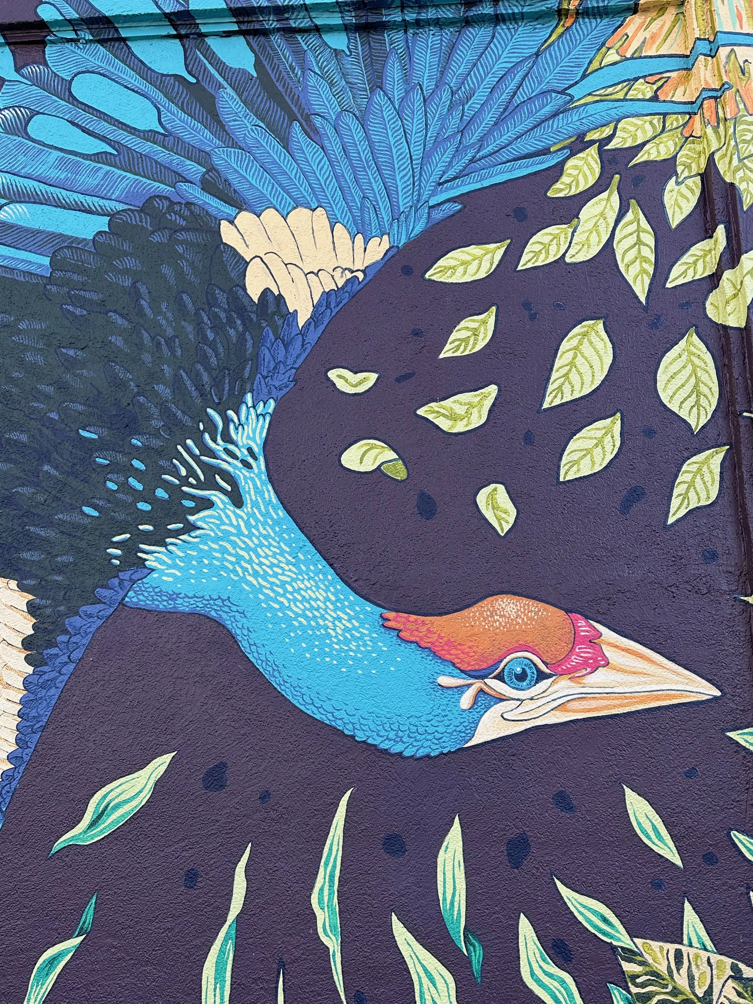 A Meeting of Friends | Mural for The Reading Room | 429 Church St, Decatur, Georgia | 2024