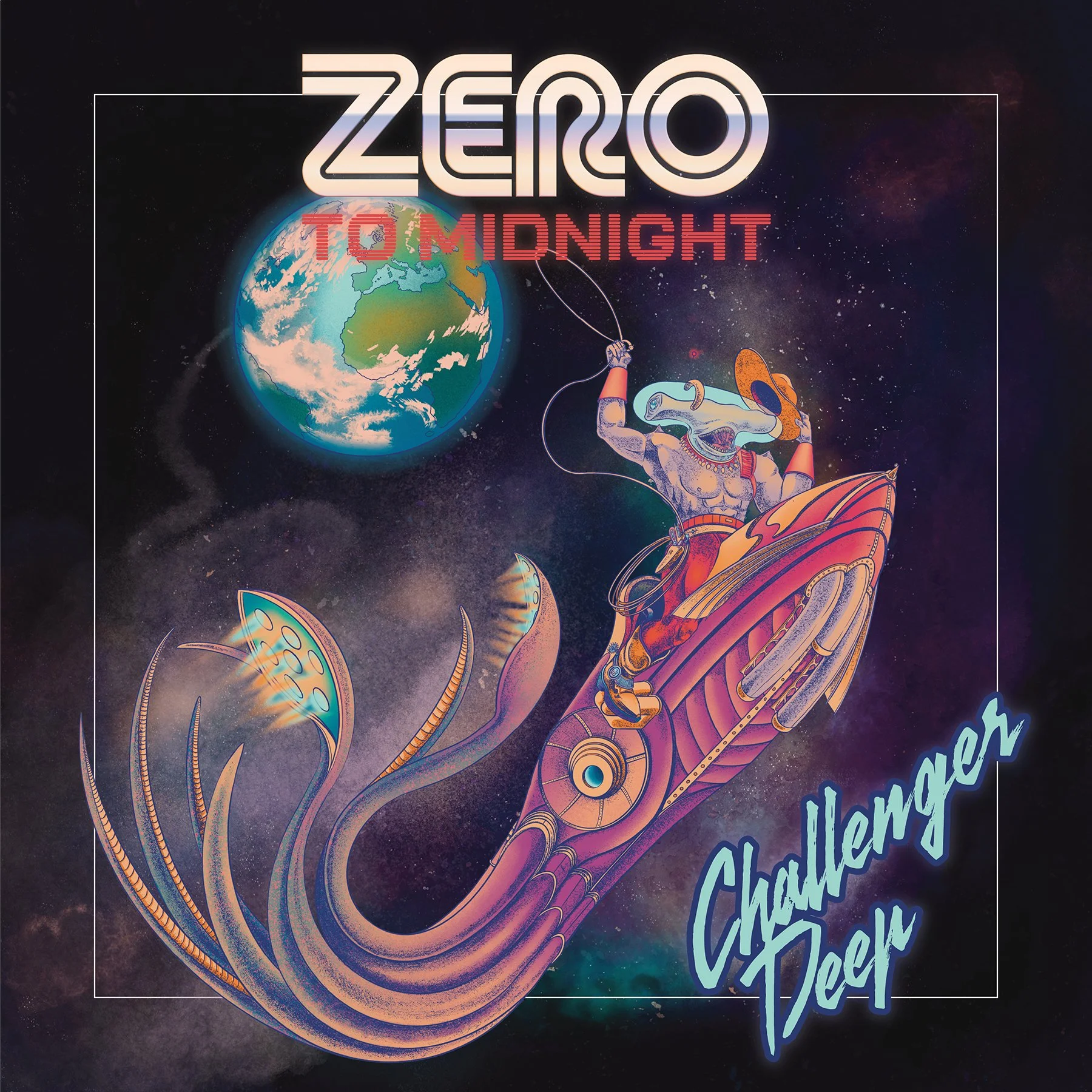 Zero to Midnight | Digital illustration and design for the "Zero to Midnight" single by Challenger Deep | 2025