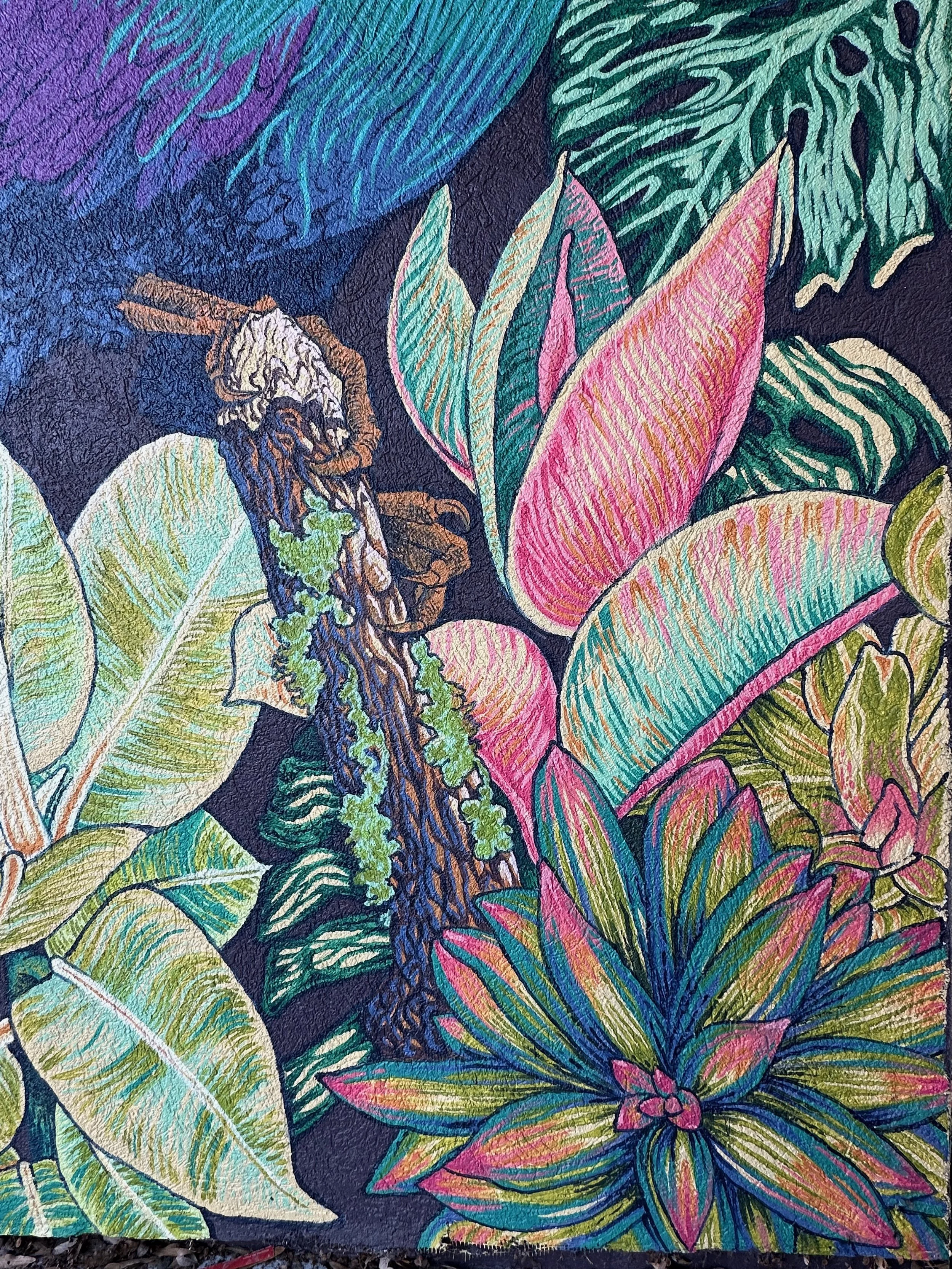 A Meeting of Friends | Mural for The Reading Room | 429 Church St, Decatur, Georgia | 2024