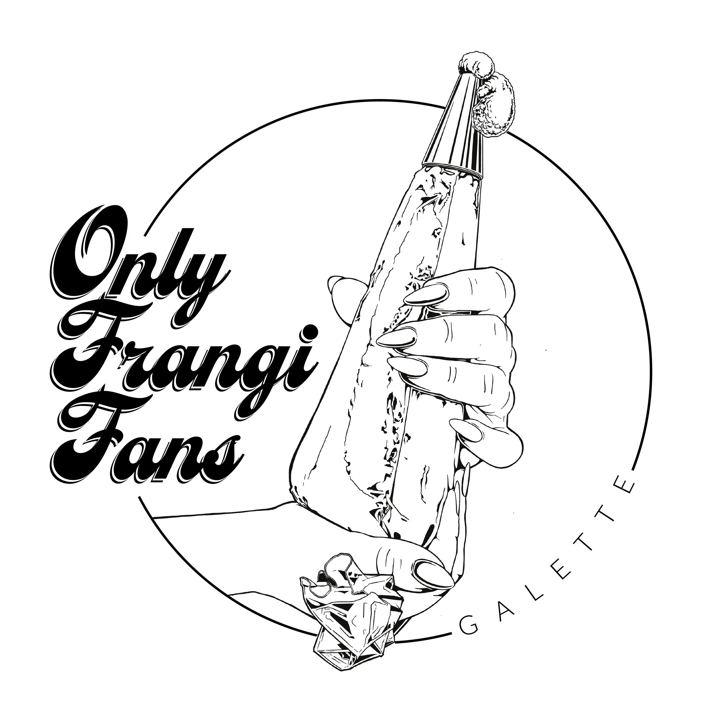 Only Frangi Fans V2 | Merch illustration for Galette | 2025