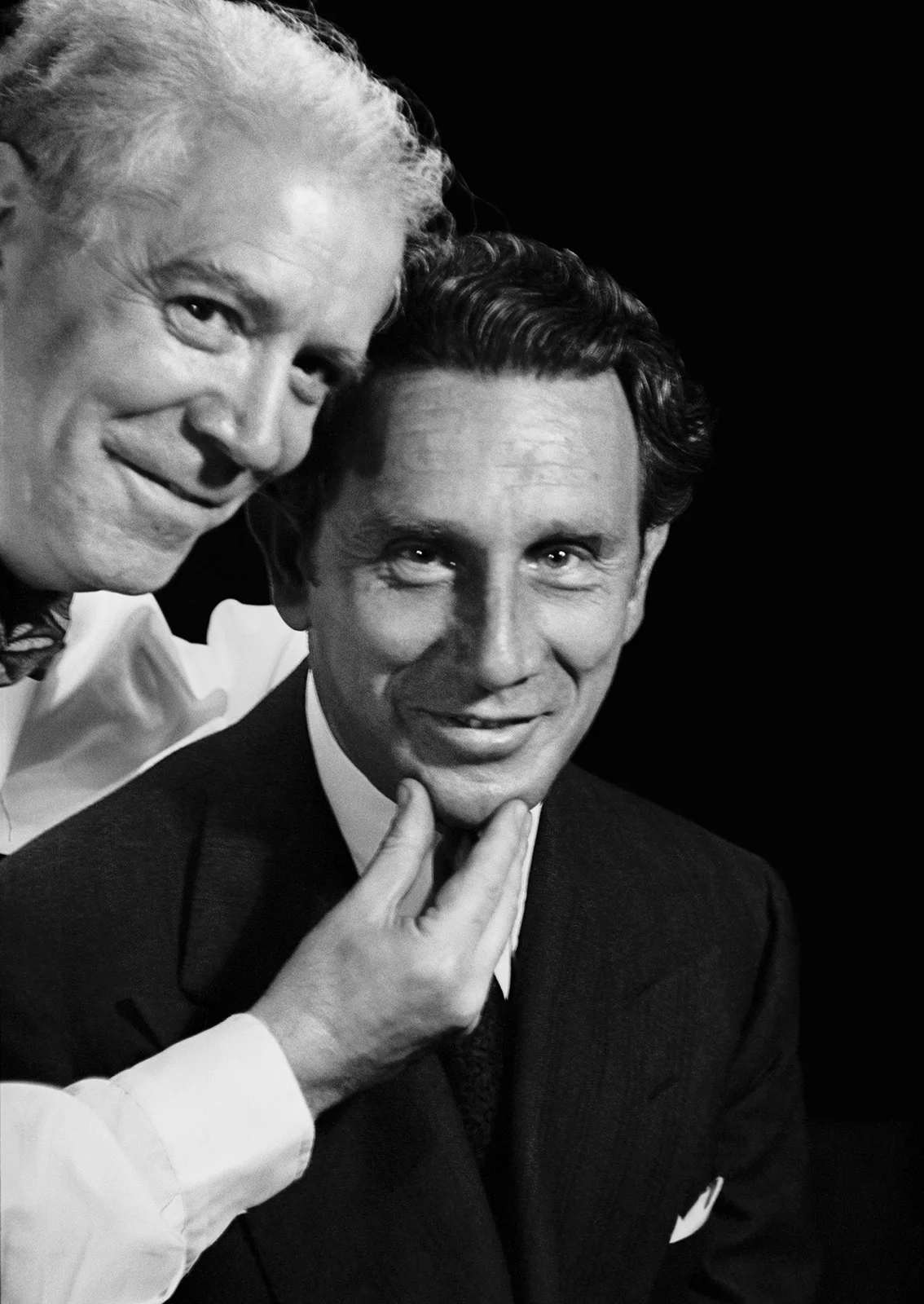 Marcel Sternberger posing Dr. Ramón Beteta, Mexico, 1952