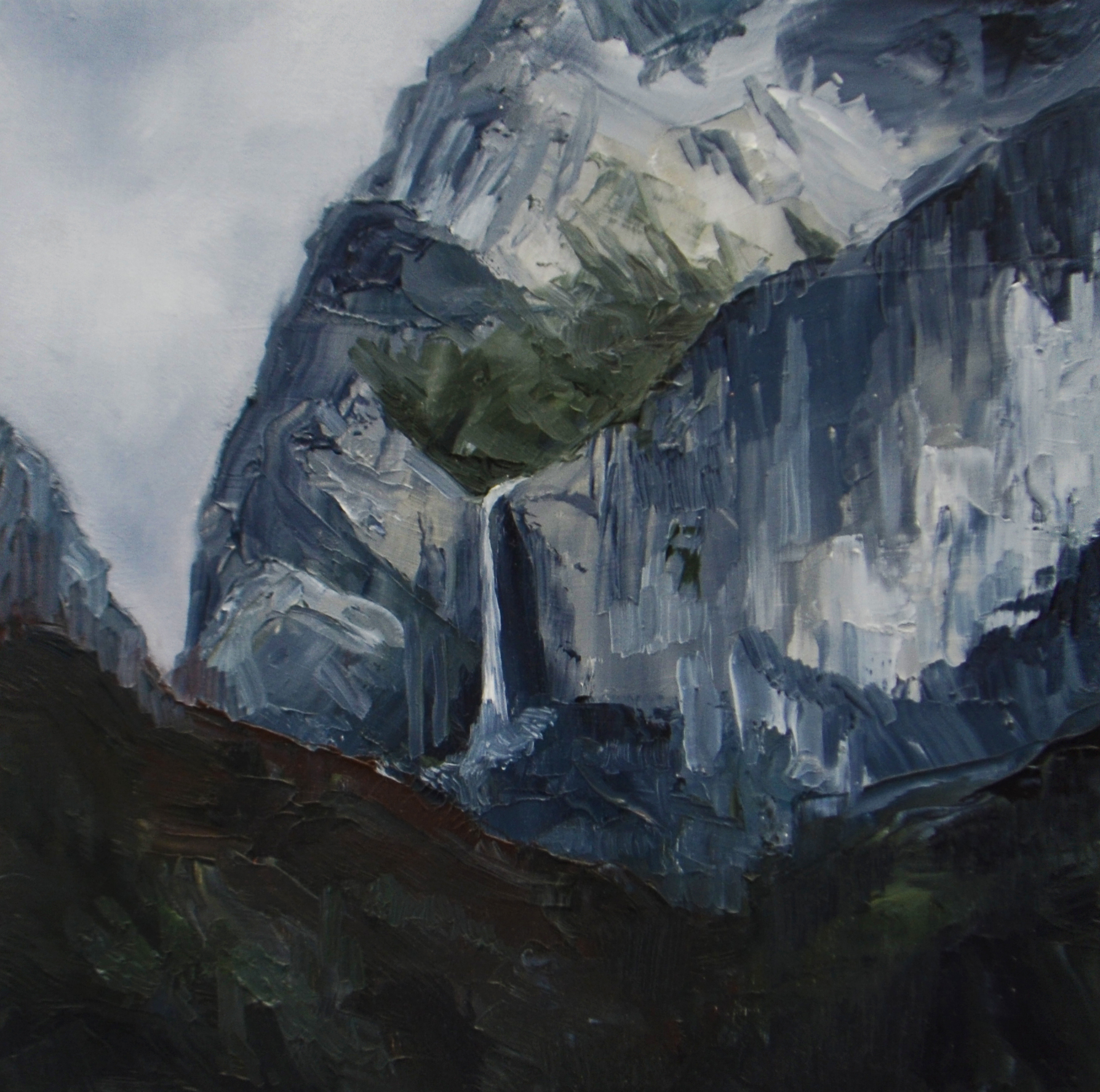   Yosemite Wilderness 1 , 2016  oil on panel  6 x 6 inches   