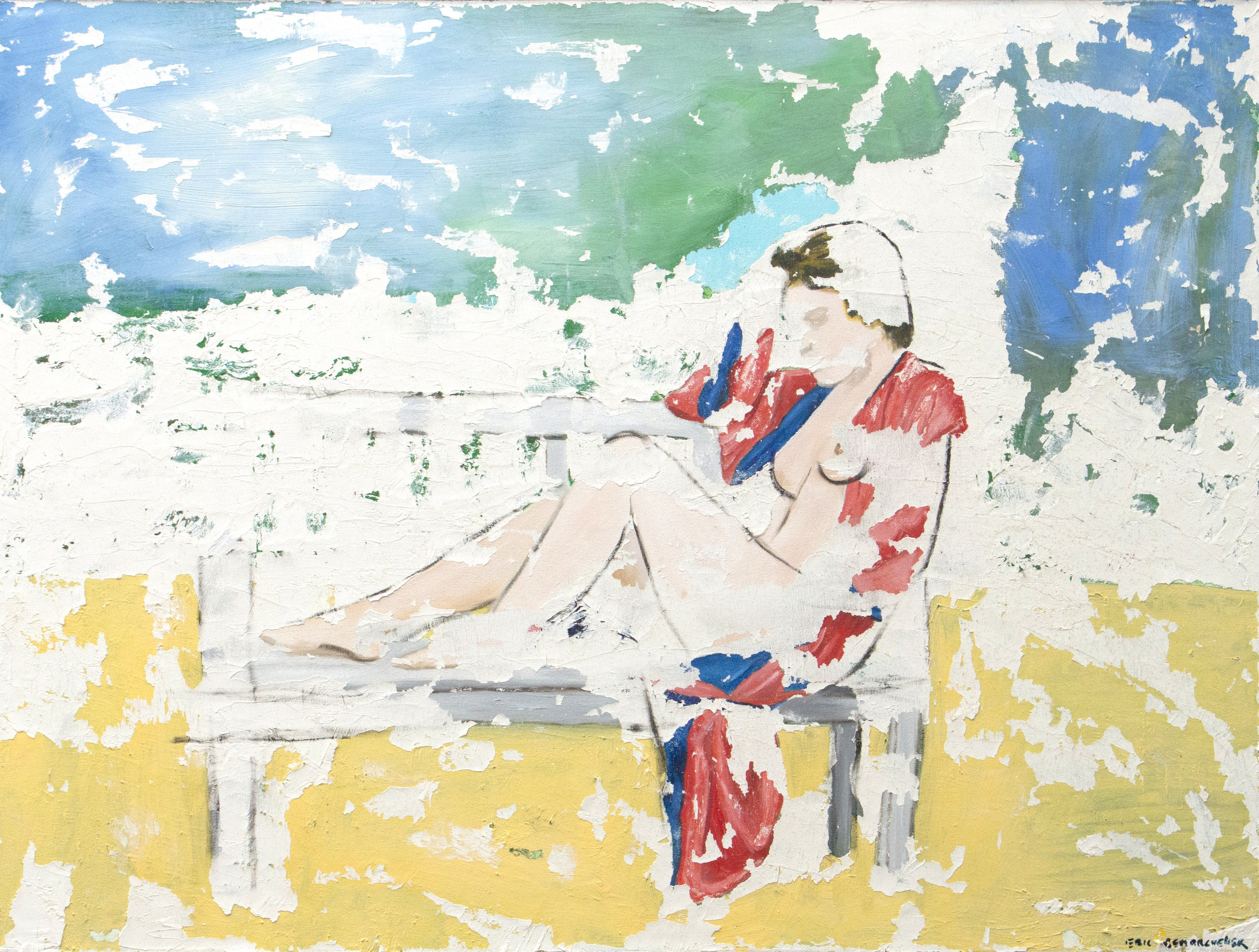 Woman on Bench