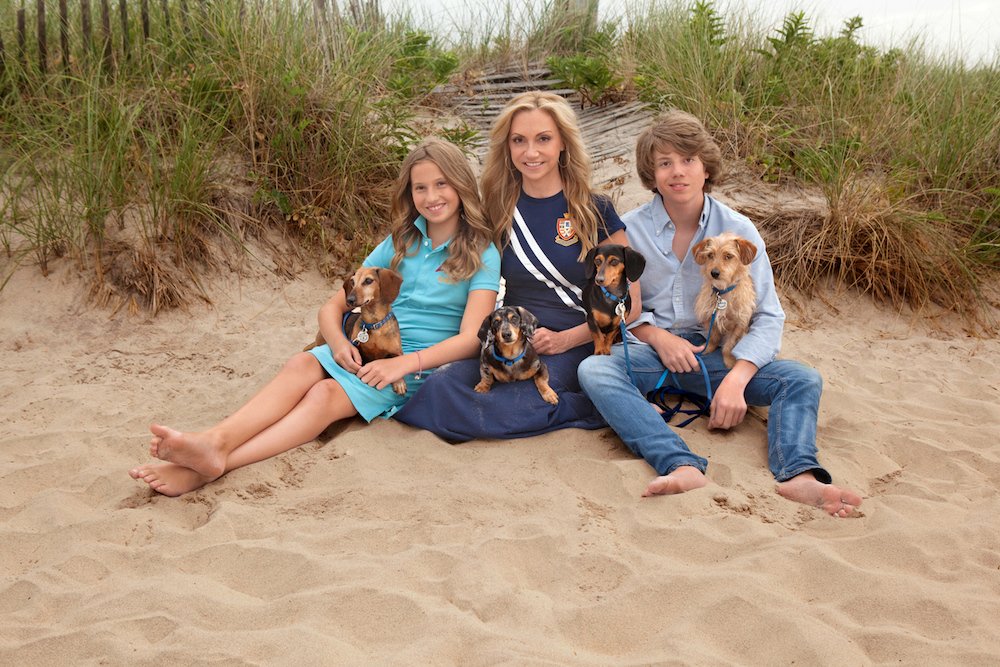 Mother, Children, and Dogs take the Beach in Southampton Pt. 2