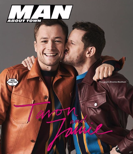 Man About Town Cover shot by Brooklyn Beckham with Taron Eggerton and Jamie Bell