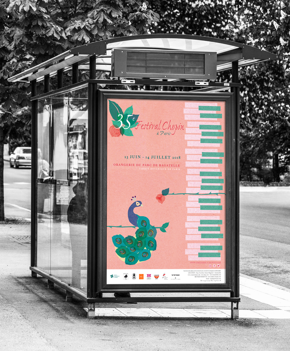 FESTIVAL CHOPIN POSTER DESIGN