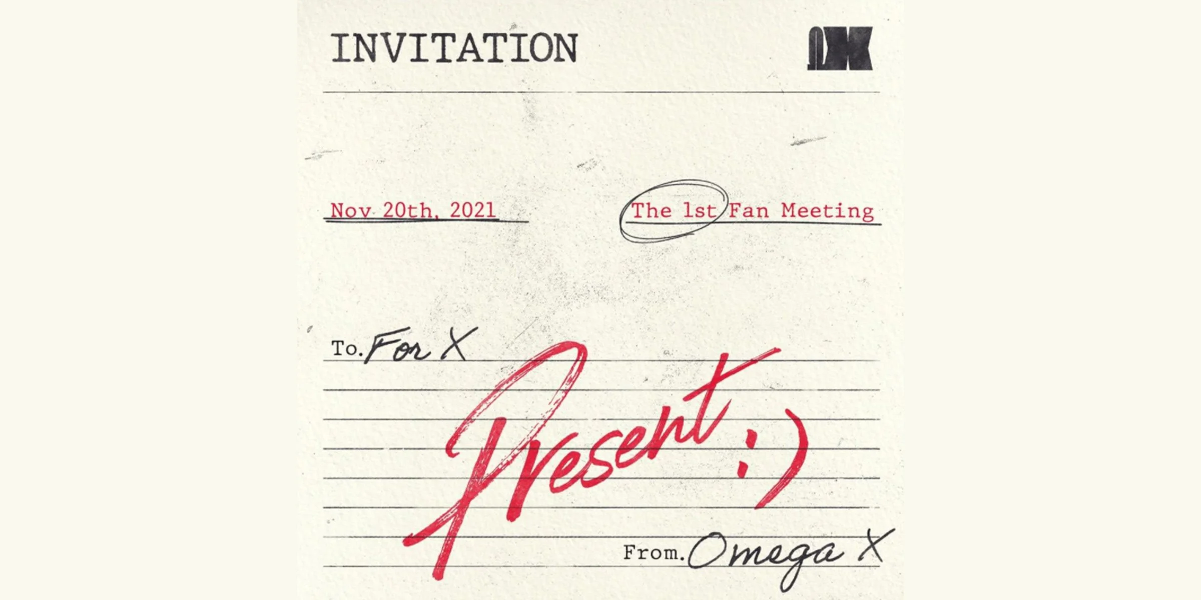 OMEGA X is Preparing a “PRESENT” for First Ever Fan Meeting