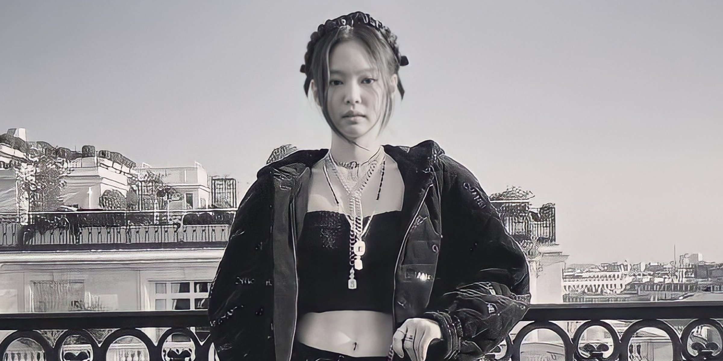 Lilac Chain Outlined Cardigan  Jennie - BlackPink - Fashion Chingu