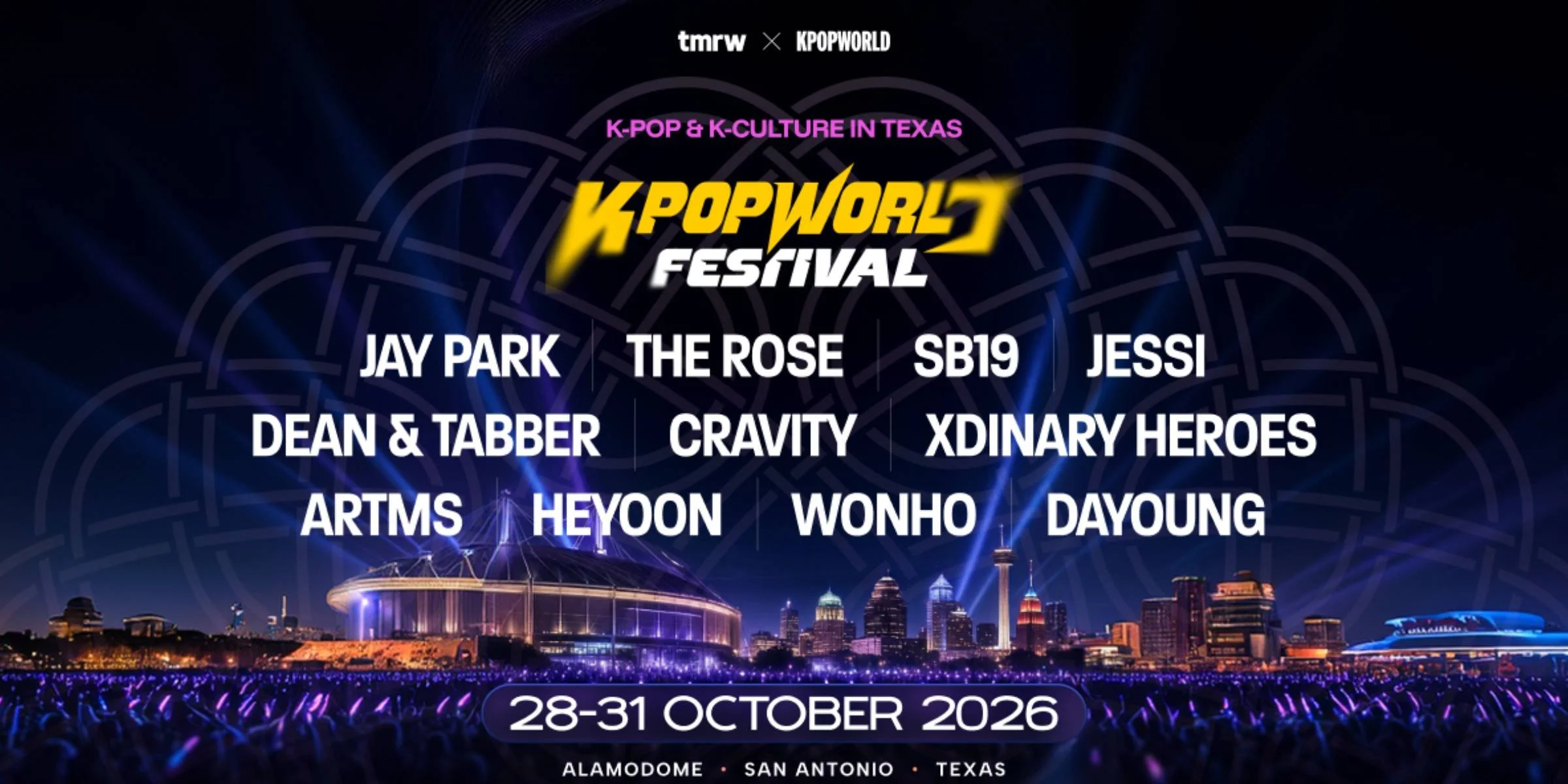 KPOPWORLD Festival and Worldwide Dance Competition Coming to Alamodome Oct. 28-31, 2026