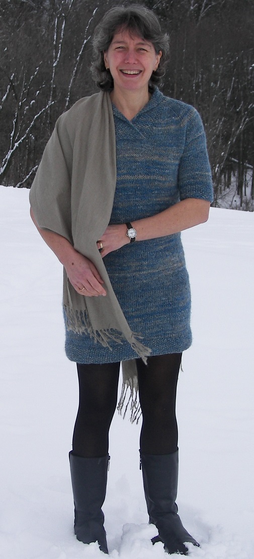 Handspun handknitted blue dress, wool and alpaca 2013 - resized 50%.jpg