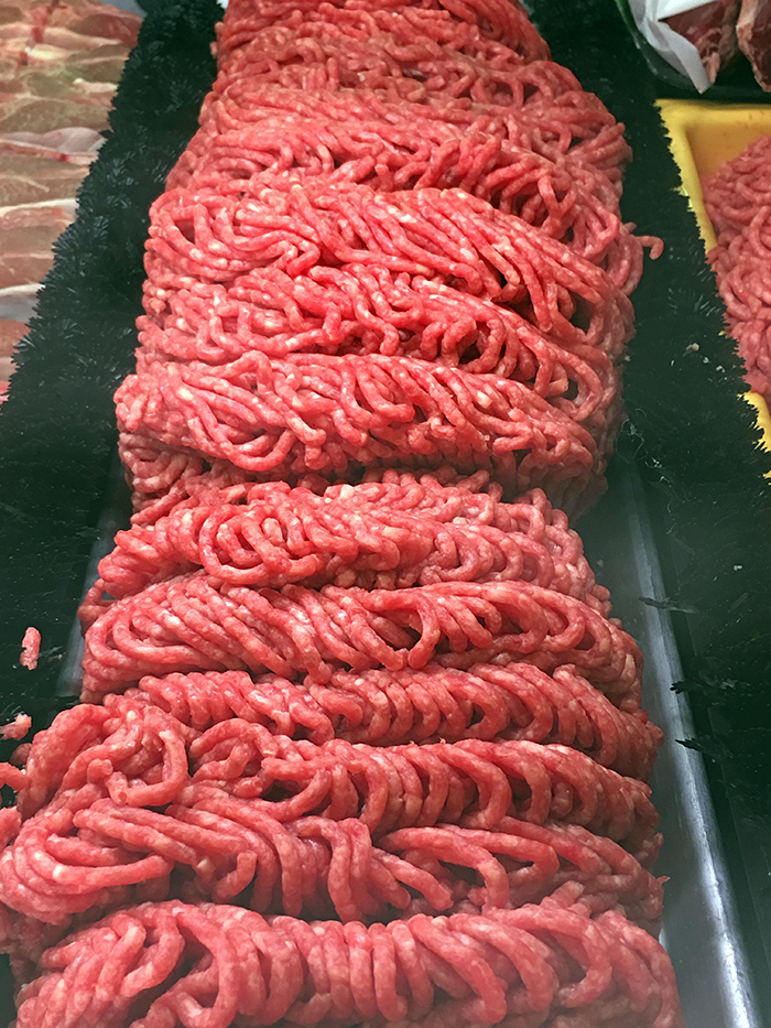 Wagshal’s custom burger blend (brisket, short rib and sirloin).