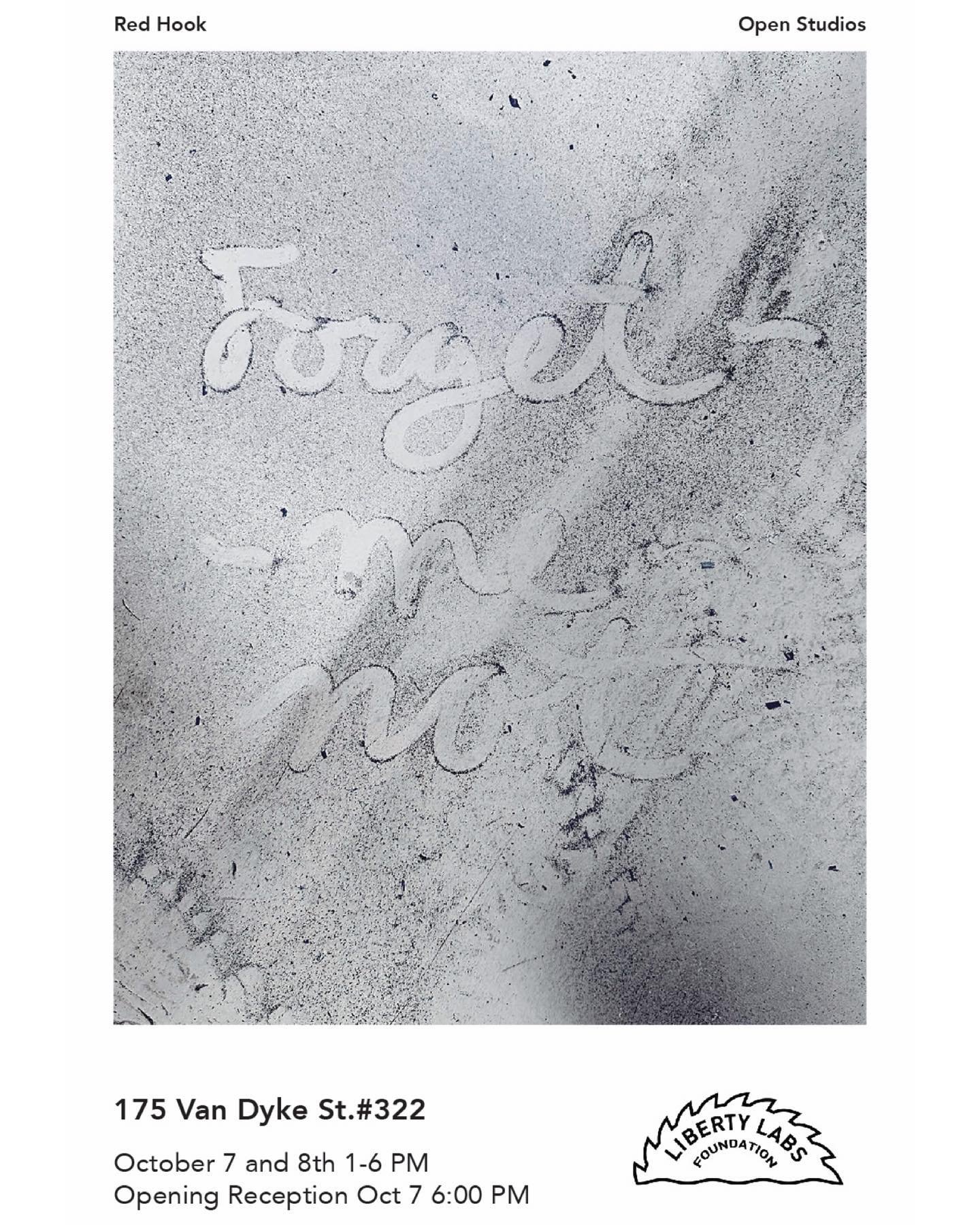 Come check out our second show! For &ldquo;Forget Me Not.&rdquo; we&rsquo;re dusting off the notion of old work and pulling out some perhaps unseen experiments and pieces. 

@patkimpatkim 

@joelseigle 

@evandesmondyee

@bregliatom 

@studiocofield 