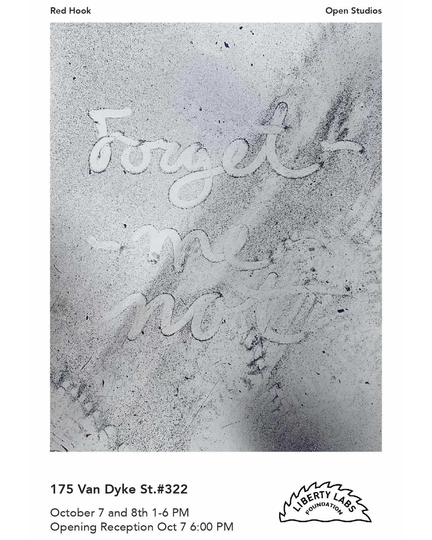 Come check out our second show! For &ldquo;Forget Me Not.&rdquo; we&rsquo;re dusting off the notion of old work and pulling out some perhaps unseen experiments and pieces. 

@patkimpatkim 

@joelseigle 

@evandesmondyee

@bregliatom 

@studiocofield 