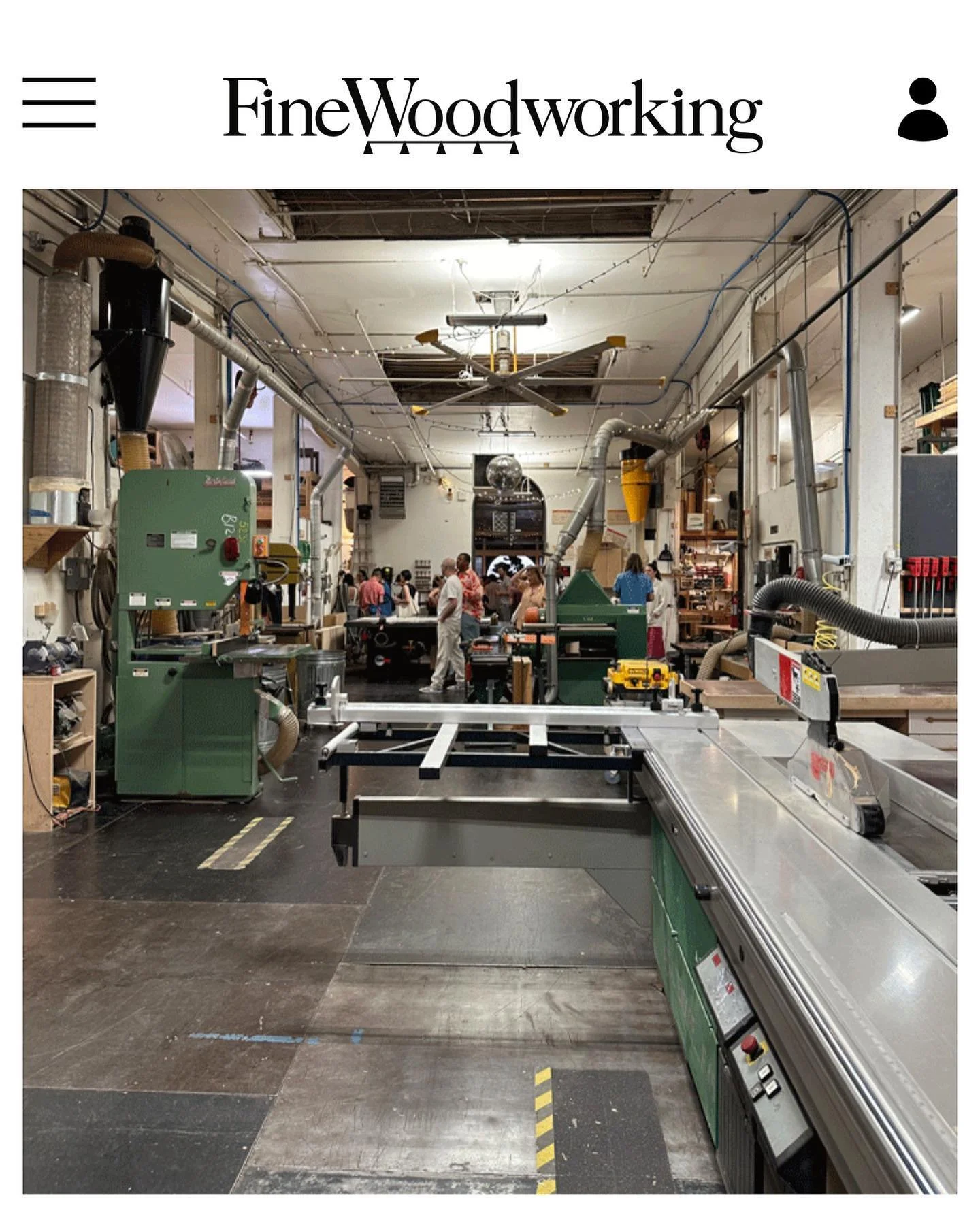 Check us out in @finewoodworkingmagazine new blog post about our show!

Post by @sawdustwoman 🙏🏼