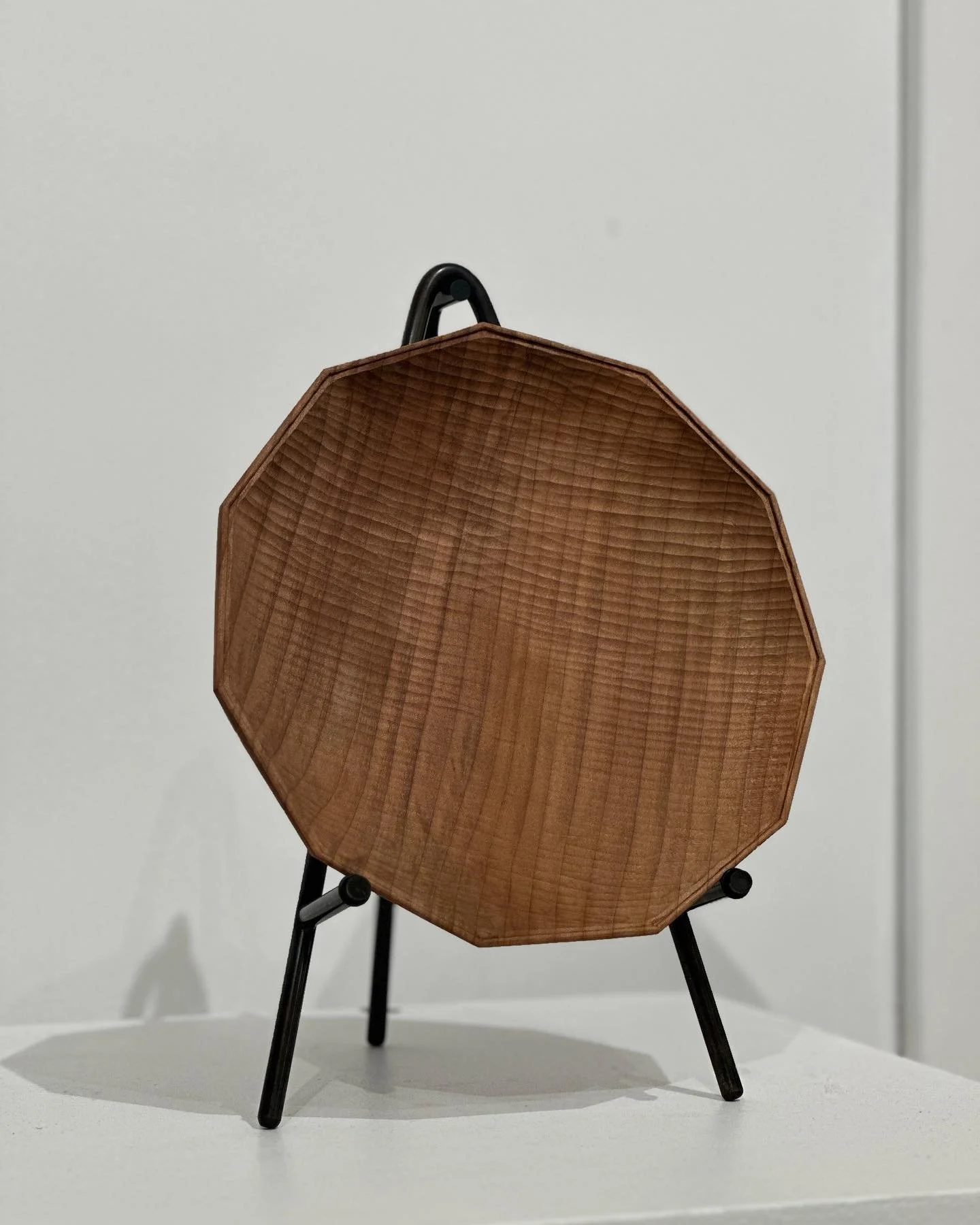 Sent all the way from Japan by our former super talented member:

Jon Billing @big_sand_woodworking

11 Sided Bowl
8.75 dia. x 1.75
katsura wood, liquid glass finish (food safe)
$275
This bowl is part of an ongoing series exploring polygonal shapes f