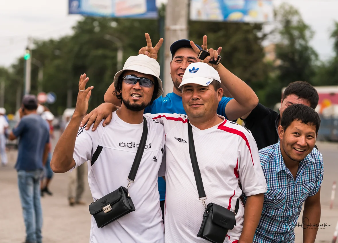 Friendly people in Bishkek
