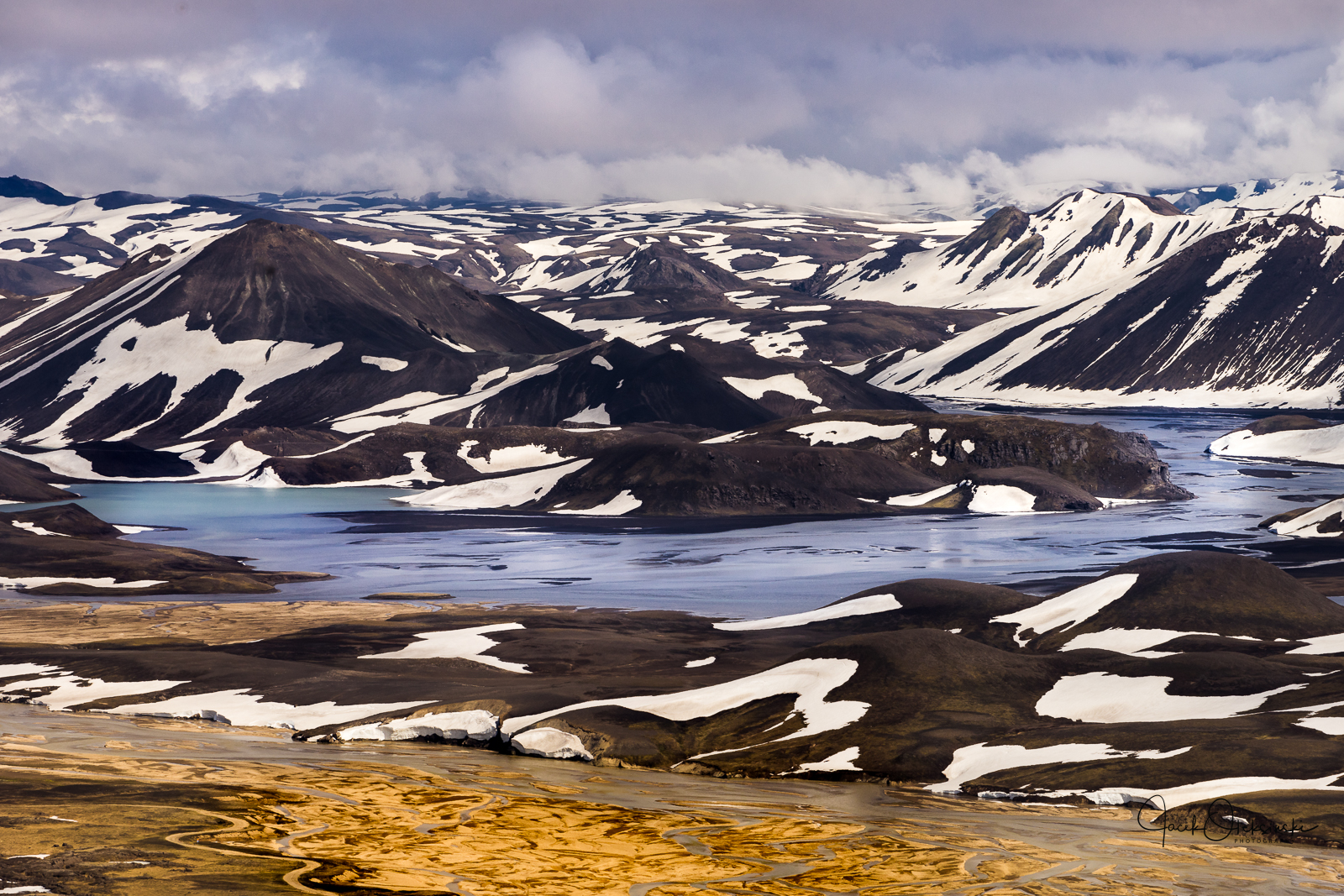 Example of the nature in Iceland