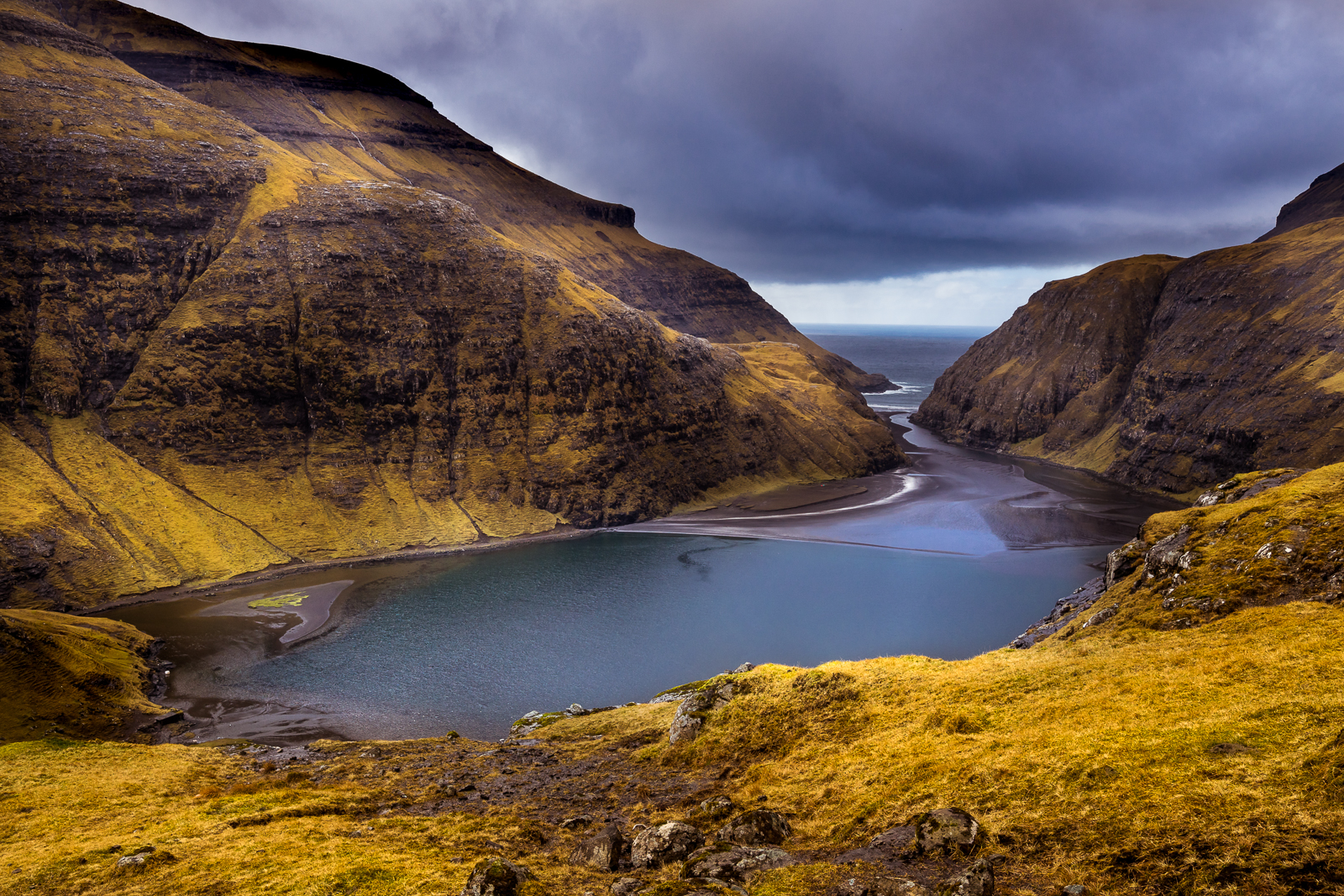Beautiful views from the hike between Saksun and Tjörnuvik