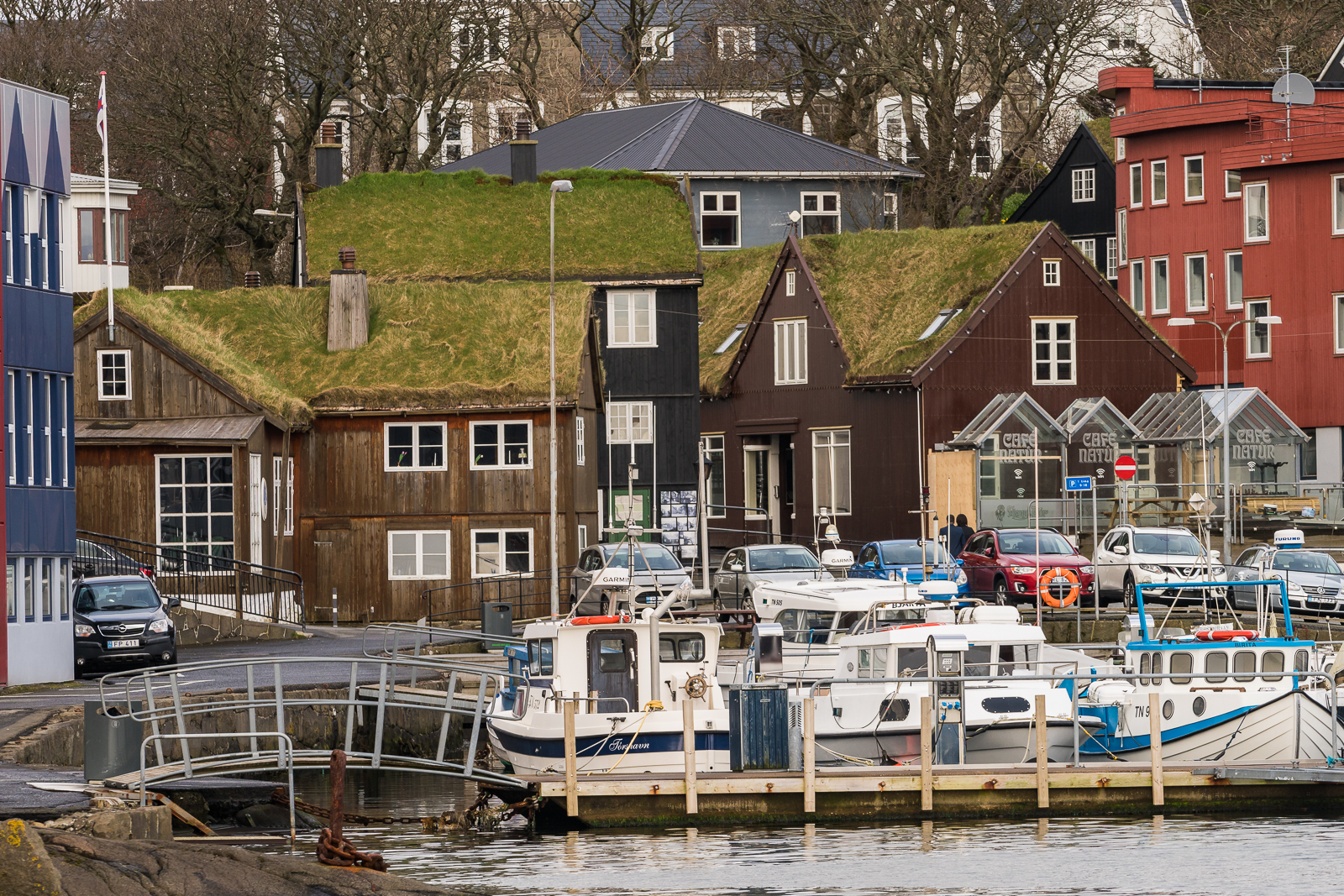 The harbour area