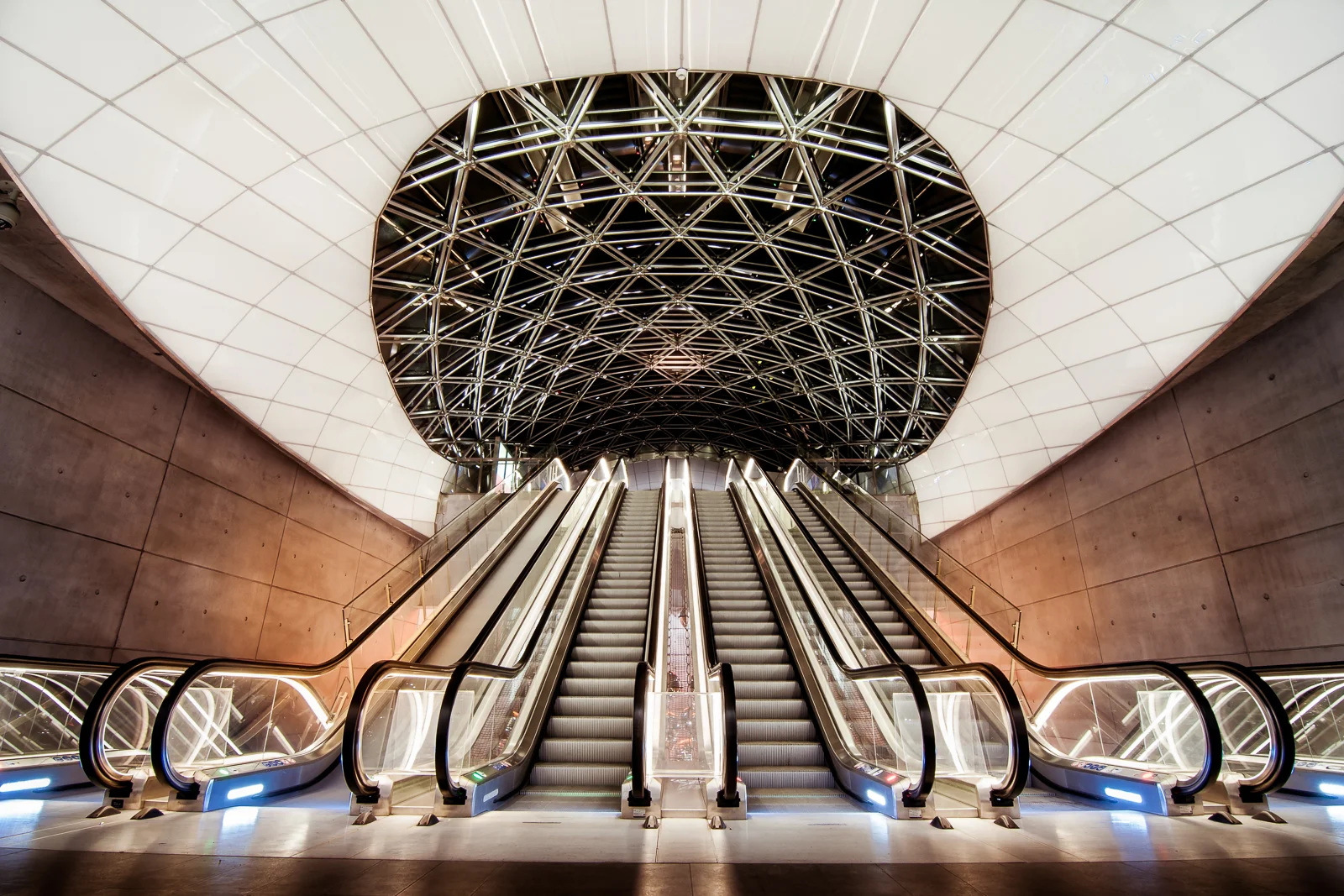 The “space ship” at Triangeln metro station