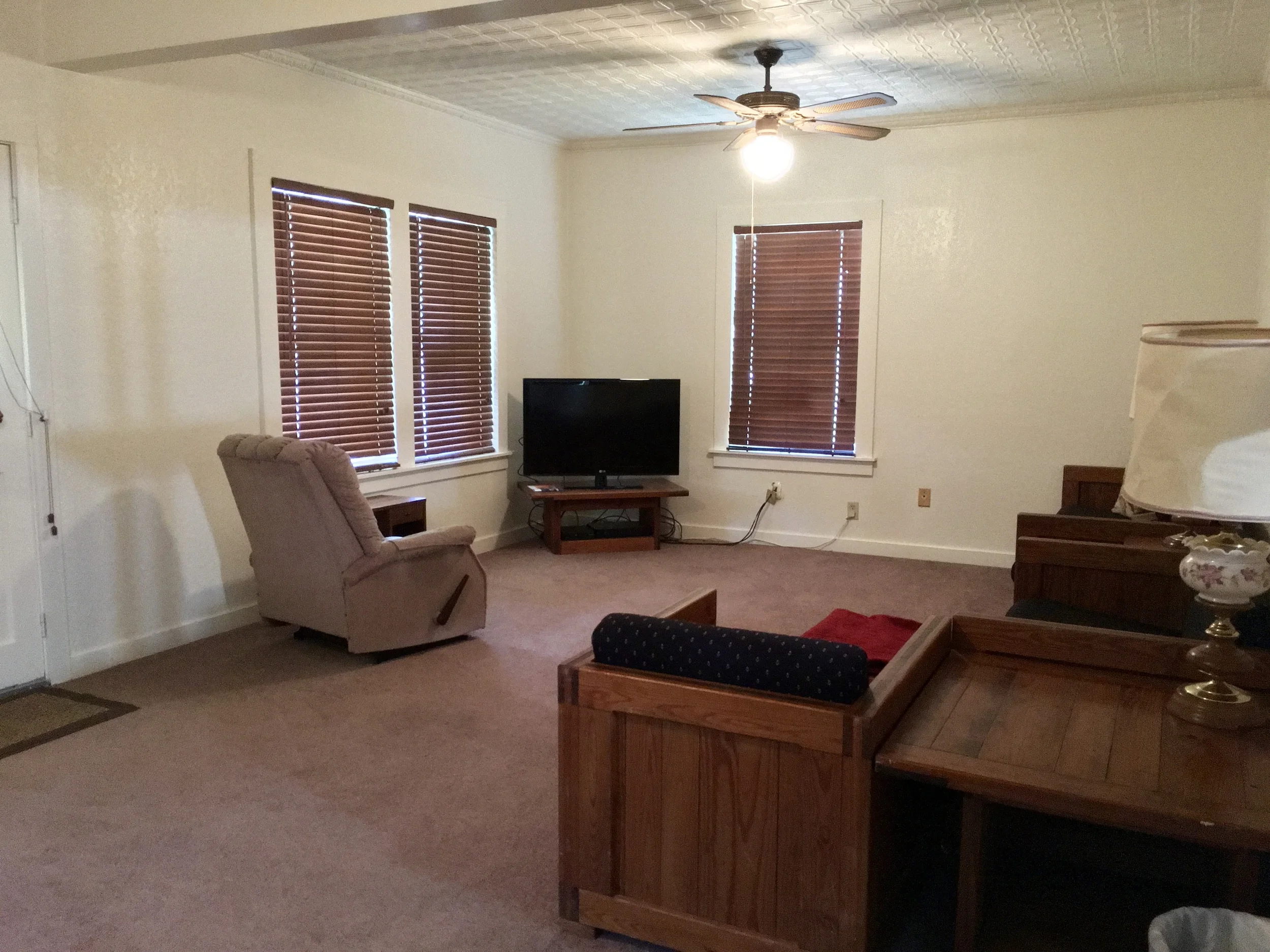 The living room