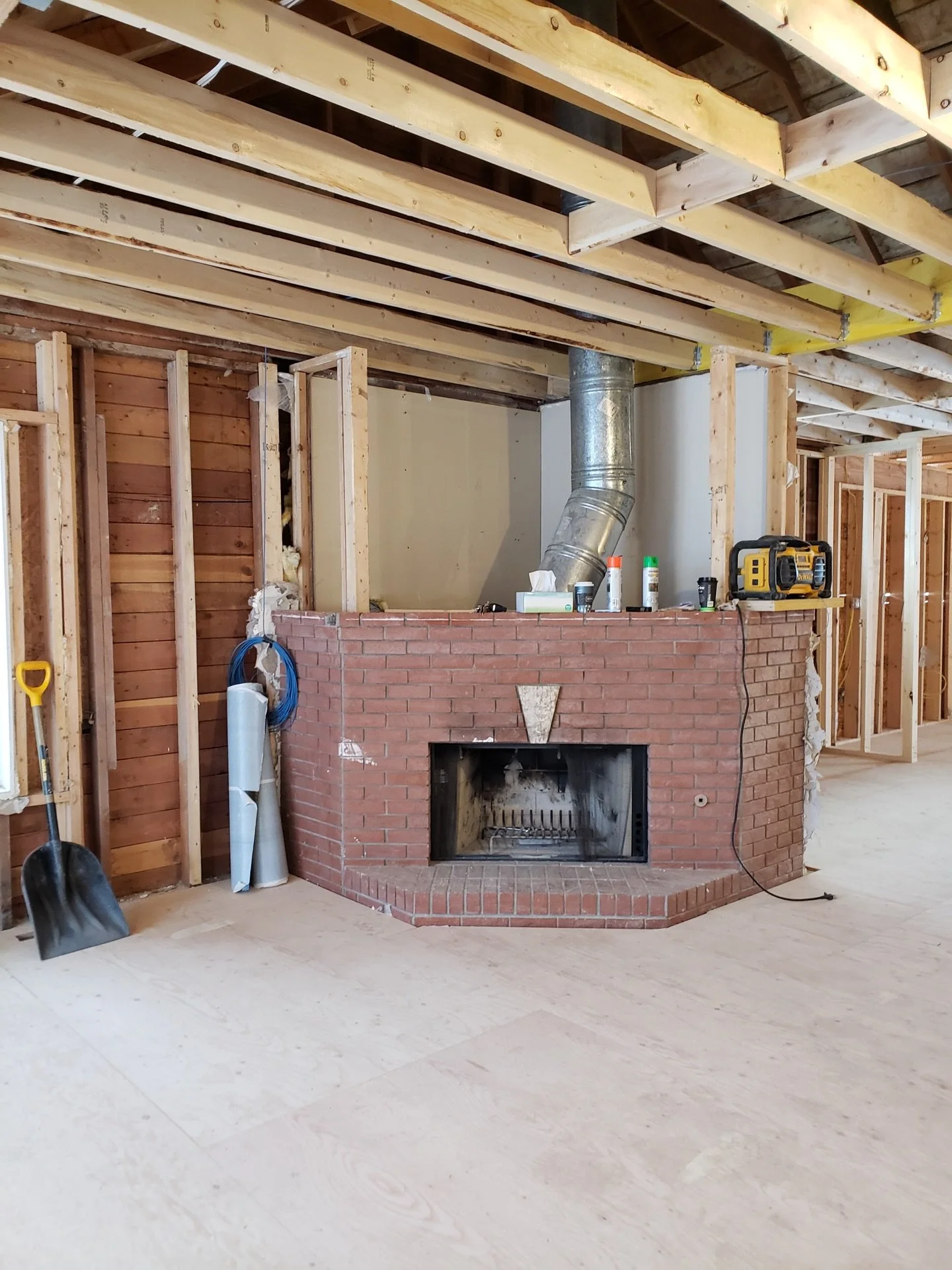 In looking back this fireplace was designed to feel like it truly belongs to the home. Every decision was made with the overall aesthetic in mind. Proportion, material, and presence were all considered to make this detail feel like it was in its new 