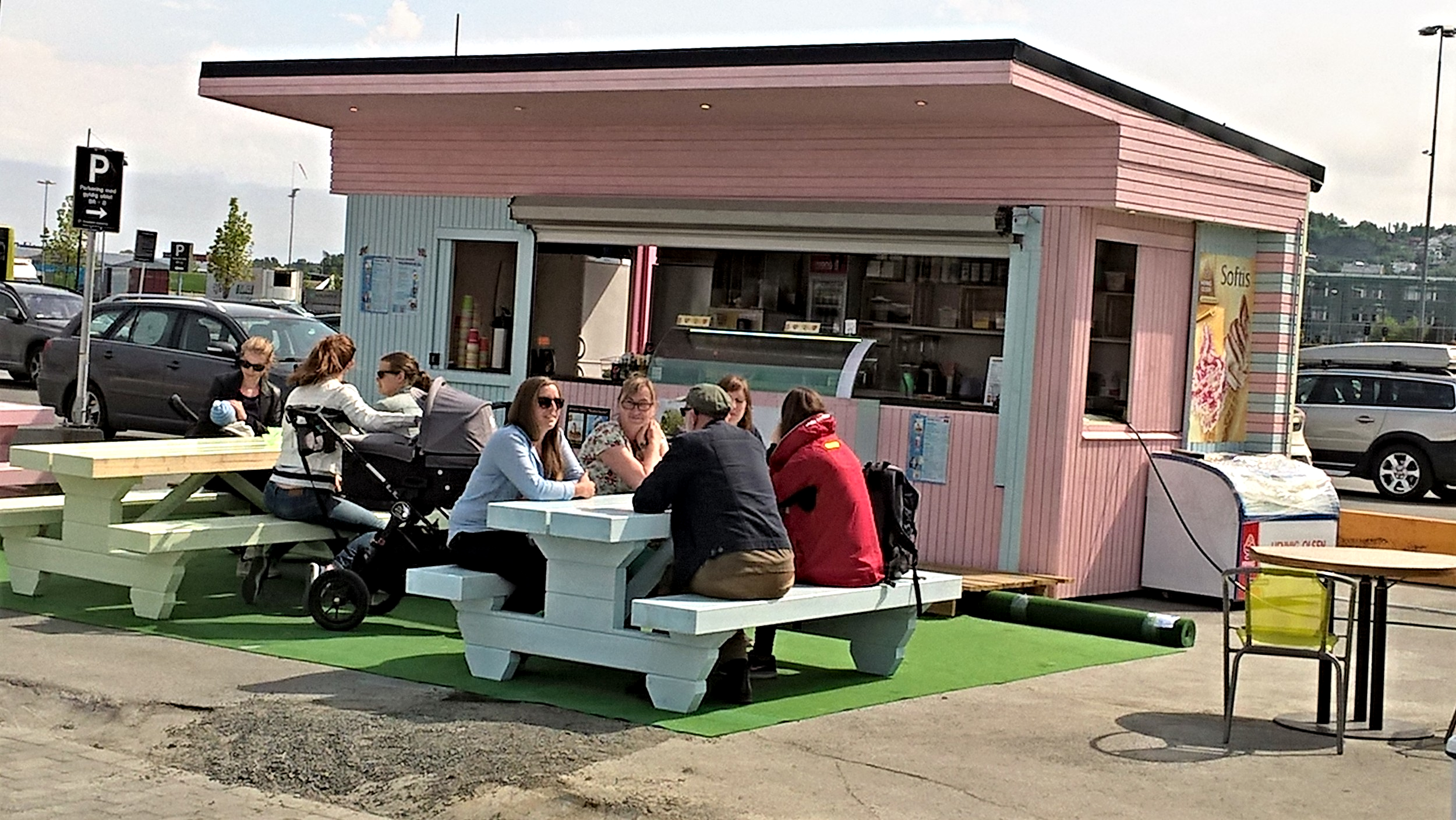 Den nye isbaren på brattøra er inspirert av 60-tallet