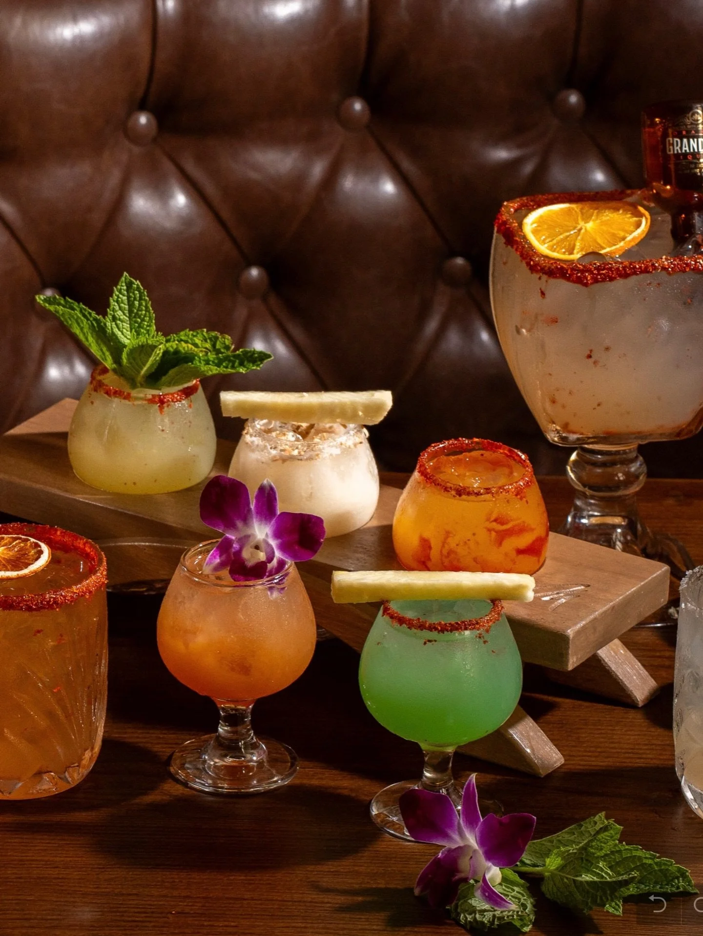 Some tables are made for conversations.
Others are made for celebration.🍹✨

At Moctezuma&rsquo;s, they&rsquo;re the same thing.
Colorful cocktails, bold flavors, and that moment when the first sip hits and everyone at the table smiles. 

This is whe