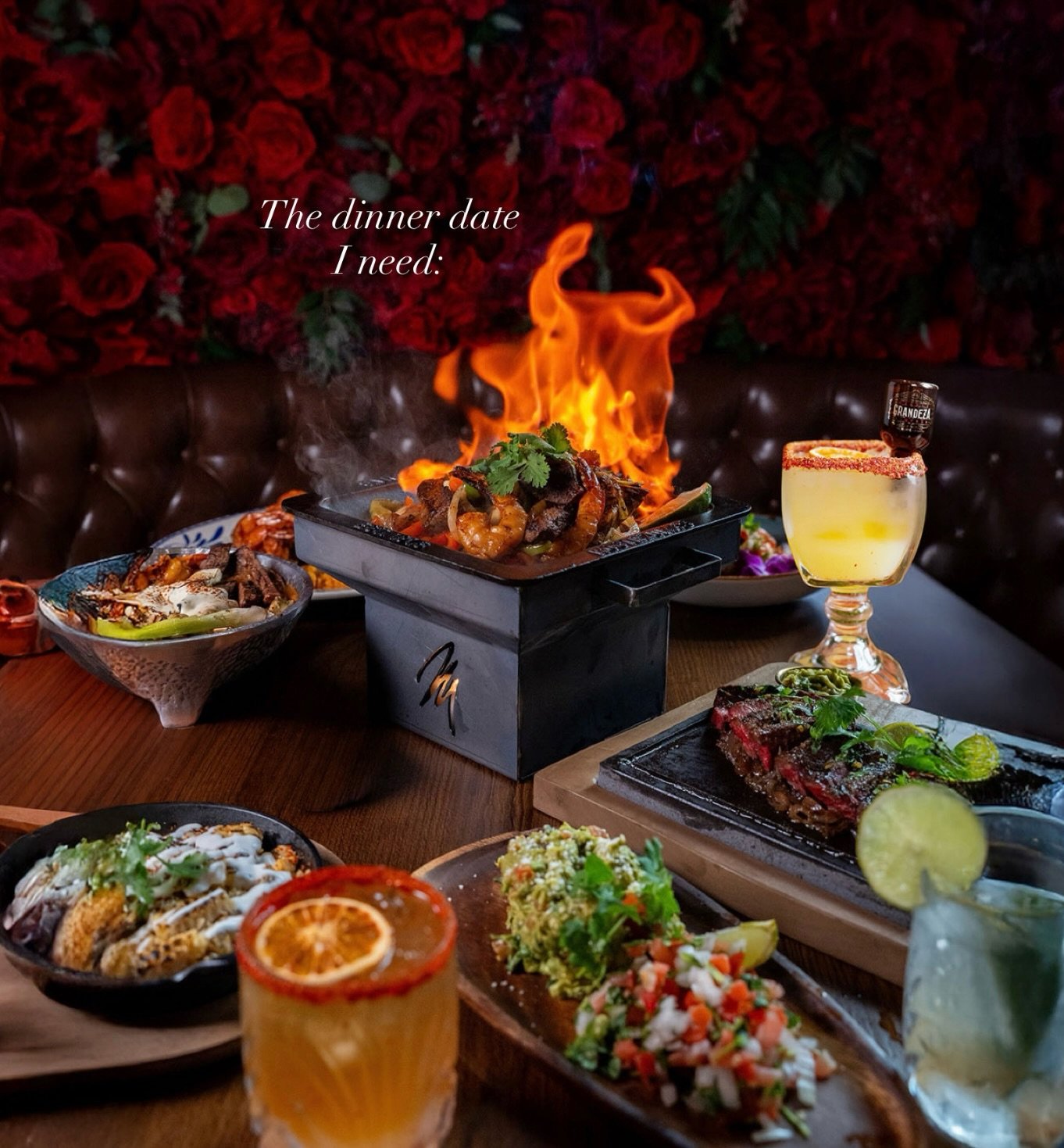 The dinner date I need?
Warm lights. Loud laughter. A table full of flavor.
Margaritas with a little fire, plates made to share, and the kind of energy that turns dinner into a whole experience. ✨

At Moctezuma&rsquo;s, every corner feels alive.
From