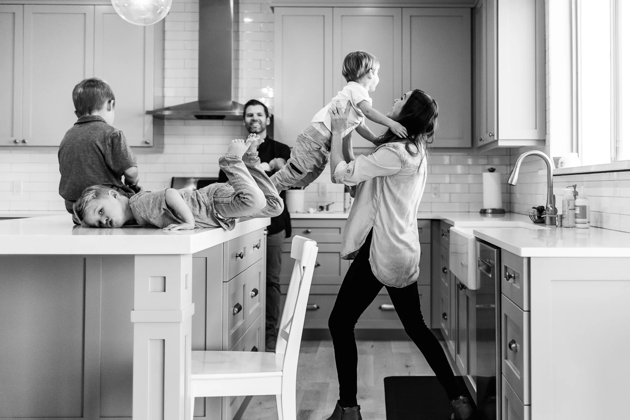 In-home infant and lifestyle session {Utah family and infant photographer}