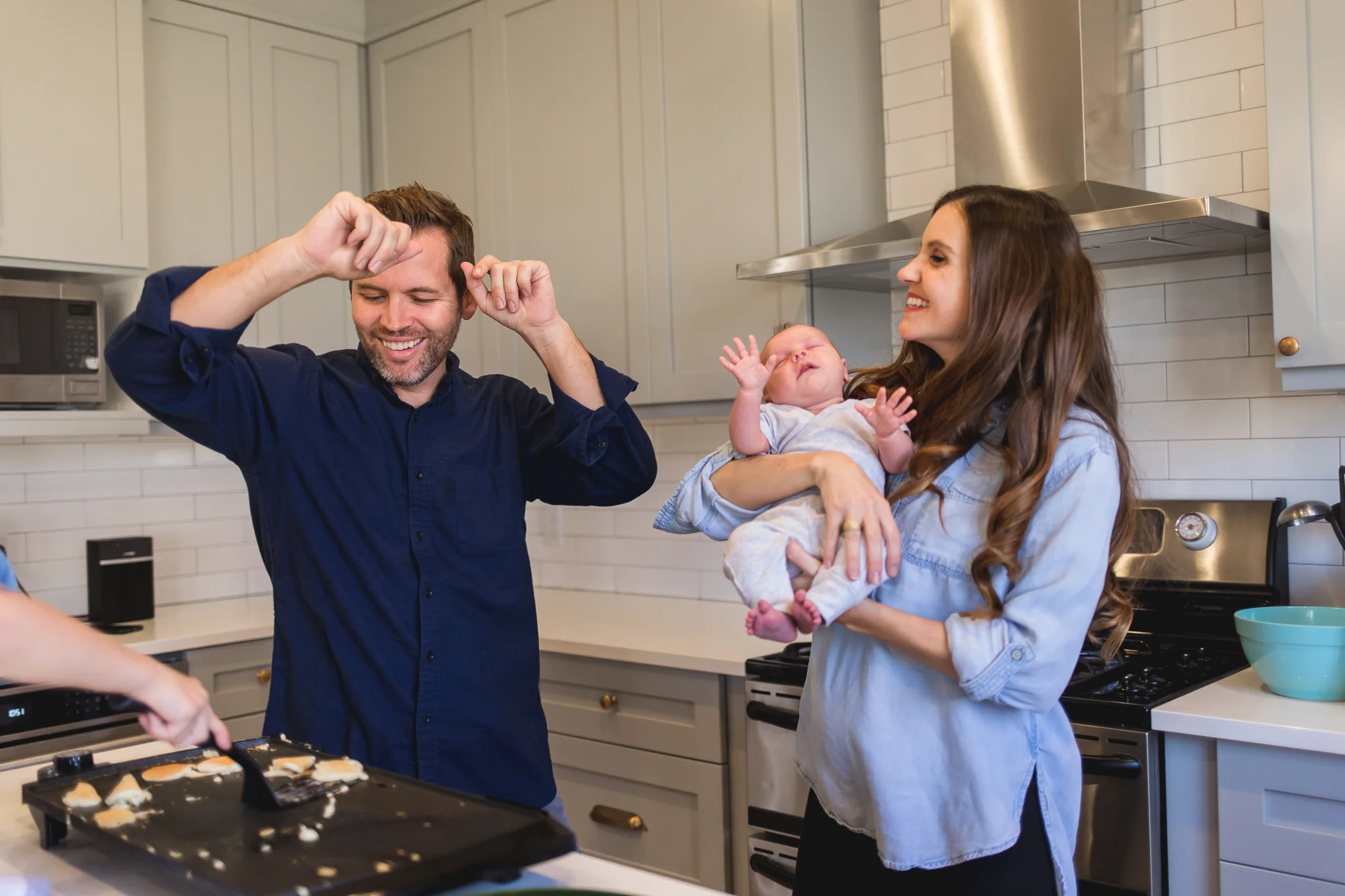In-home infant and lifestyle session {Utah family and infant photographer}