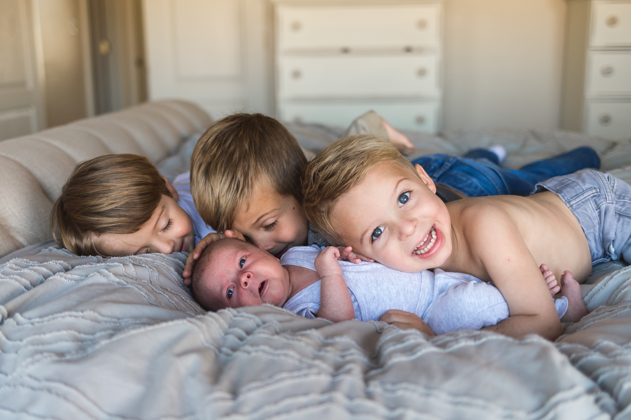 In-home infant and lifestyle session {Utah family and infant photographer}