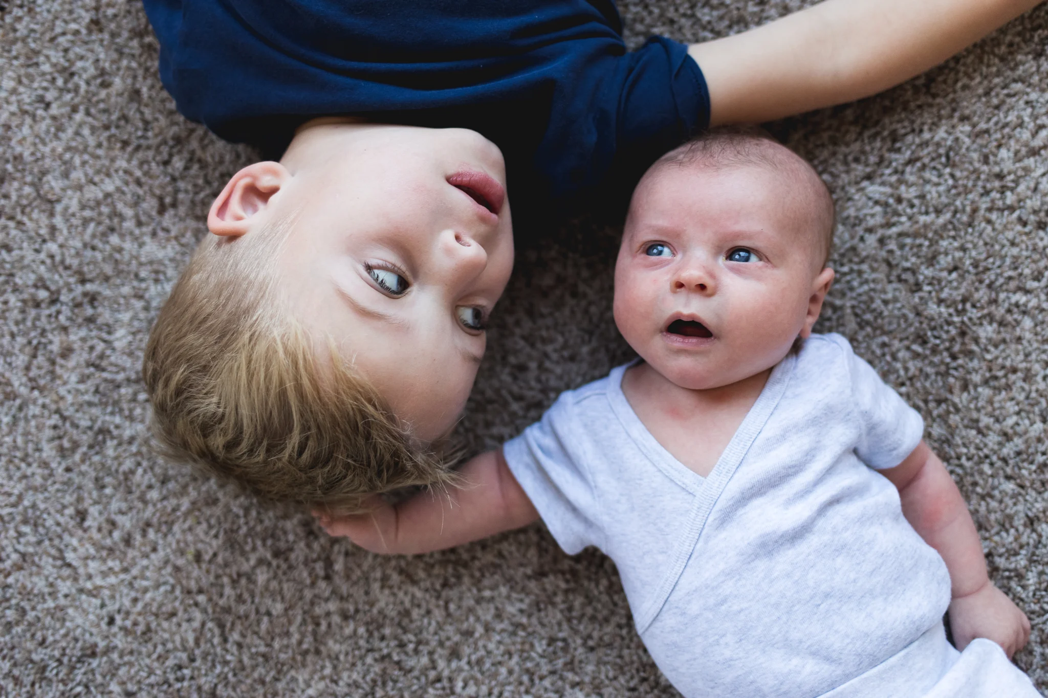 In-home infant and family session {Utah County baby photographer}