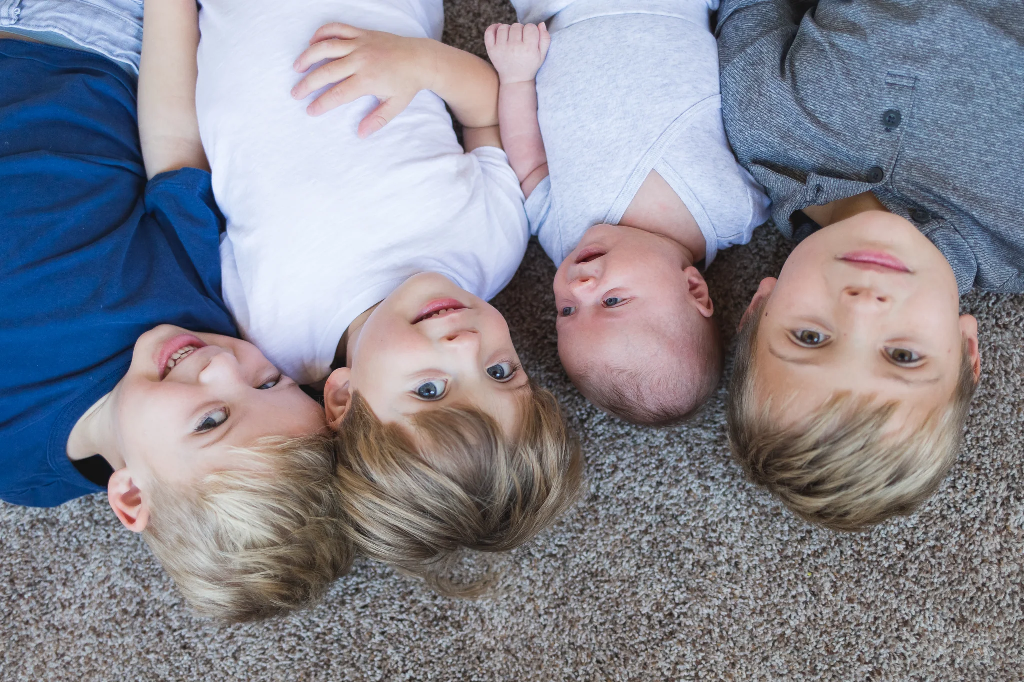 In-home infant and family session {Utah County baby photographer}