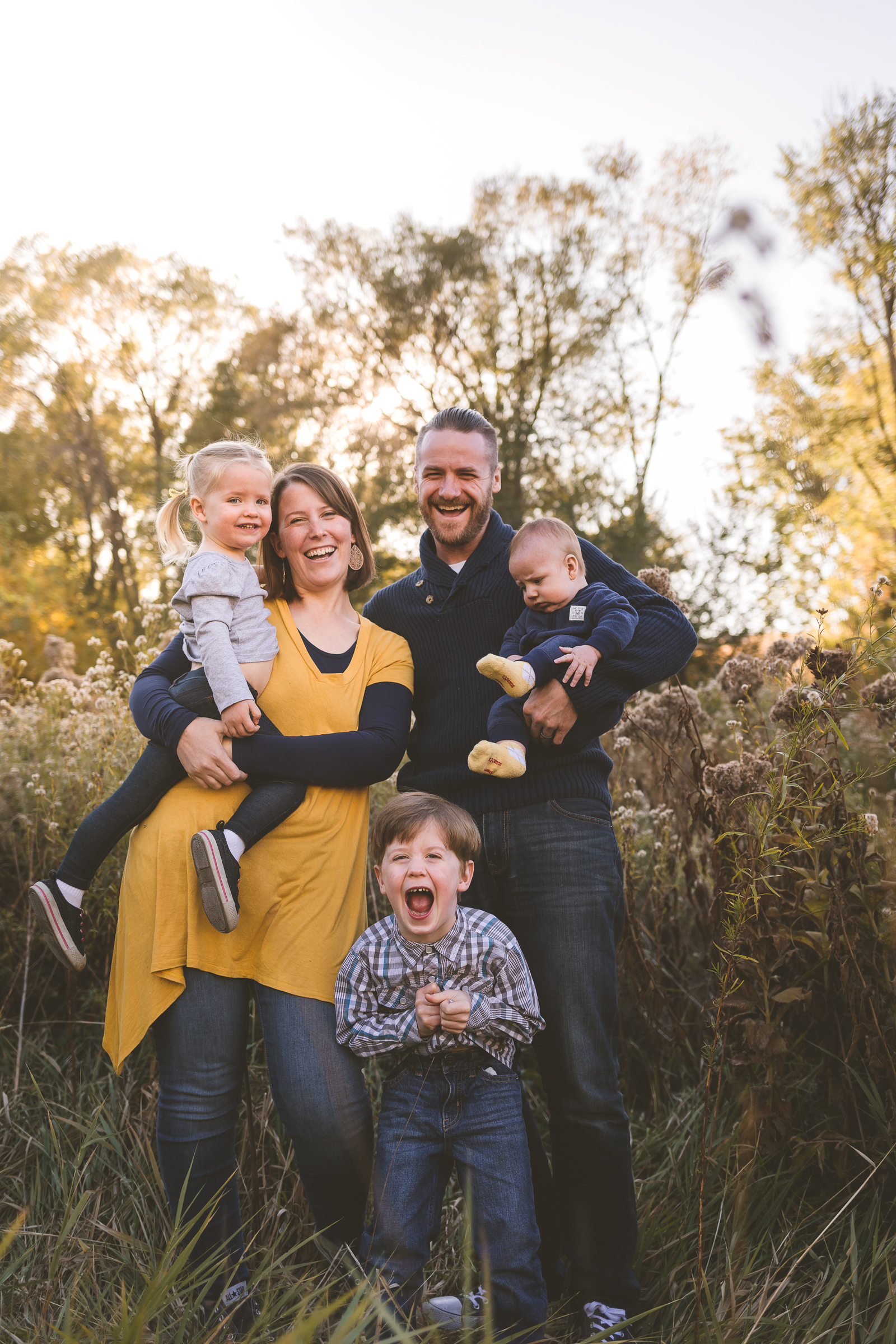 Fall golden hour session ~ big brother, little sister, baby {Utah County family lifestyle photographer}