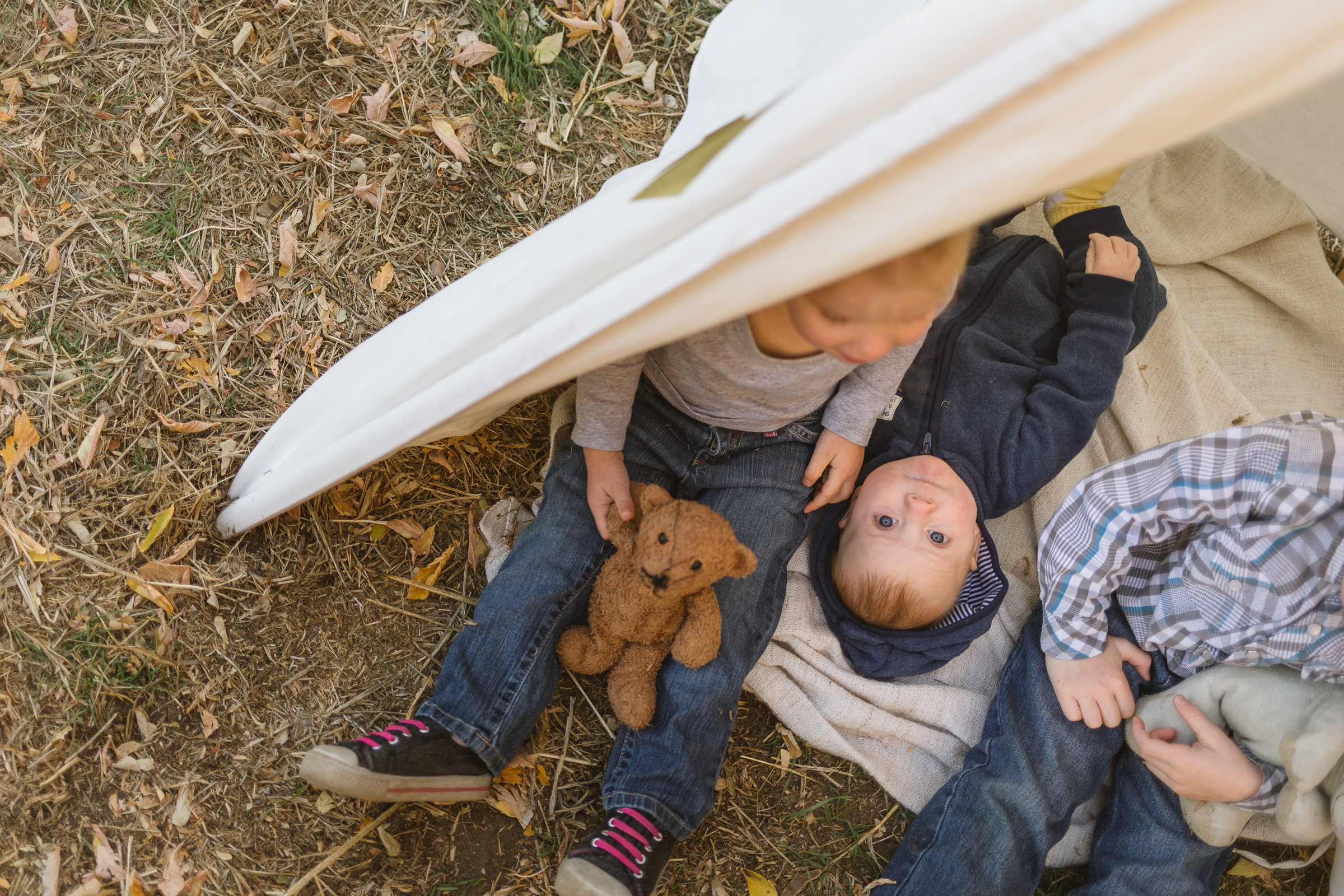 Fall golden hour sunset ~ family, brother, sister, baby {Utah County Photographer}