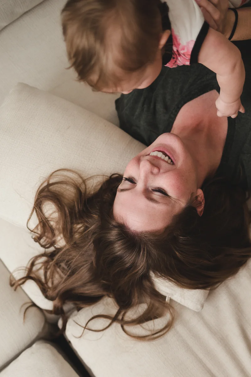 In-home lifestyle session ~ lunch hour photos {Highland UT family photographer}