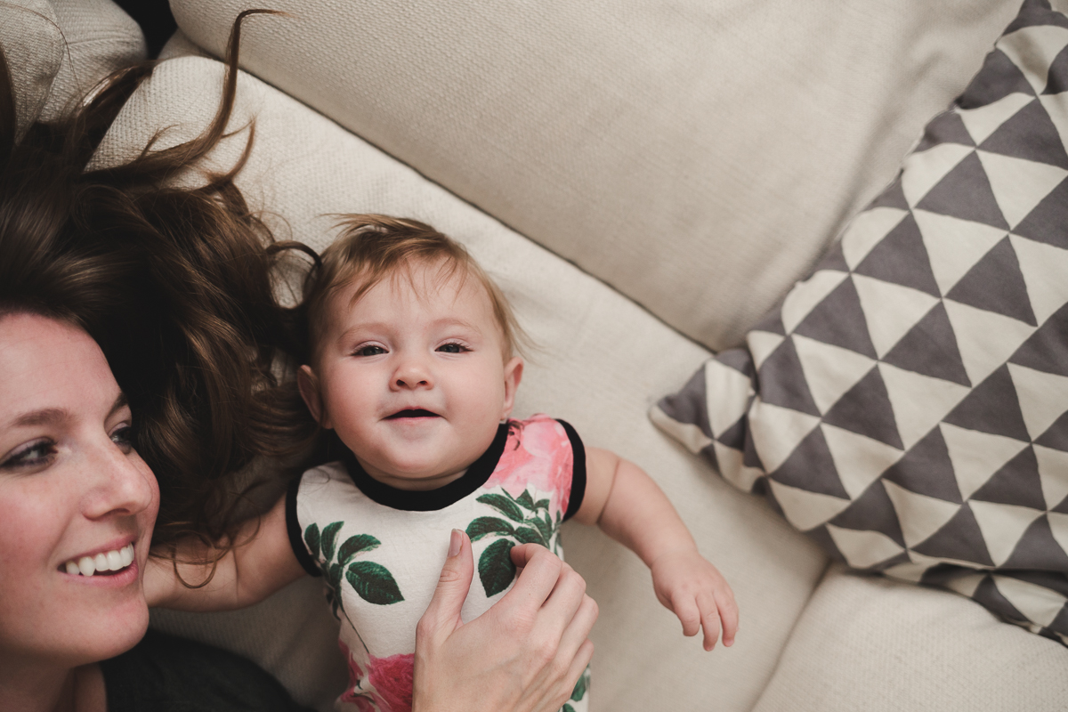 In-home lifestyle session ~ lunch hour photos {Highland UT family photographer}