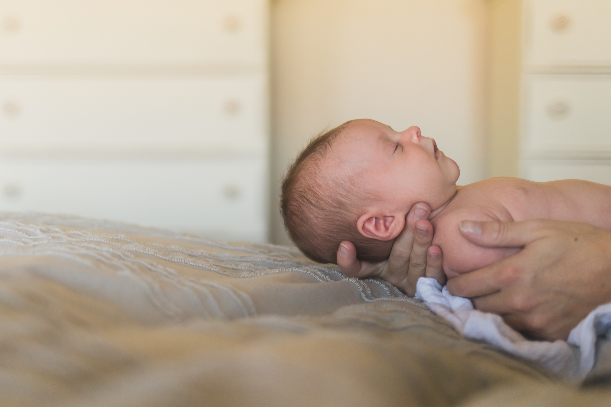 In-home infant session {Utah lifestyle baby photographer}